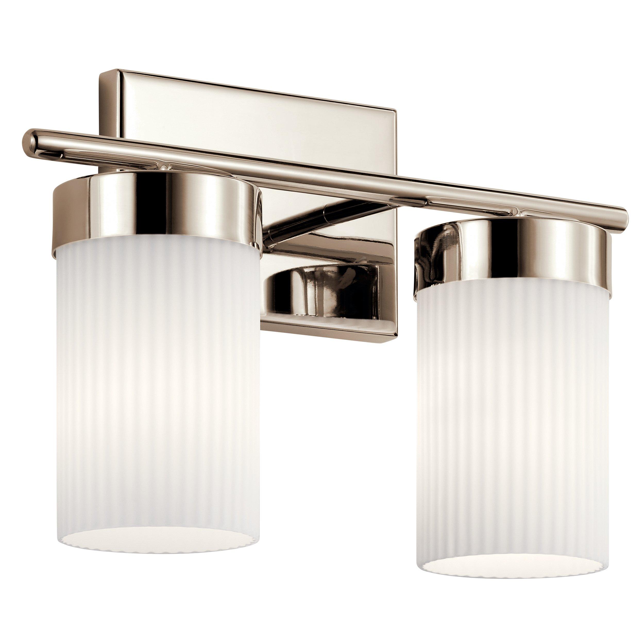 Ciona Polished Nickel Double Sconce
