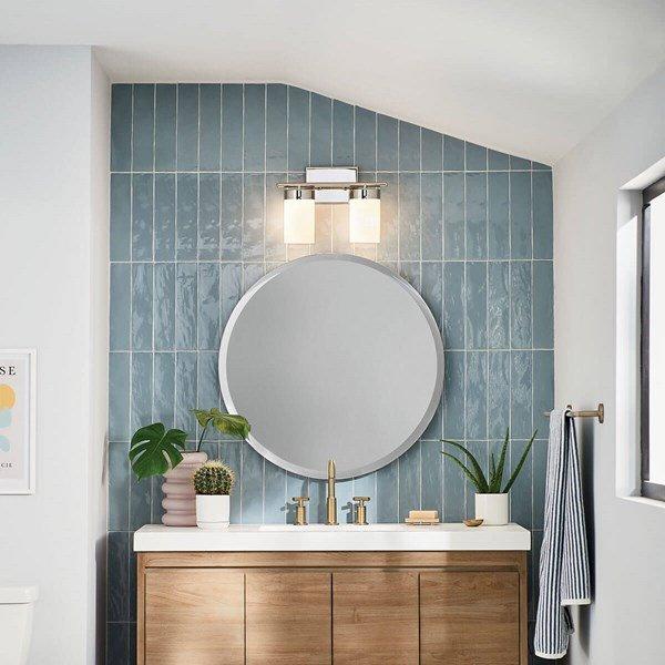 Ciona Polished Nickel Double Sconce