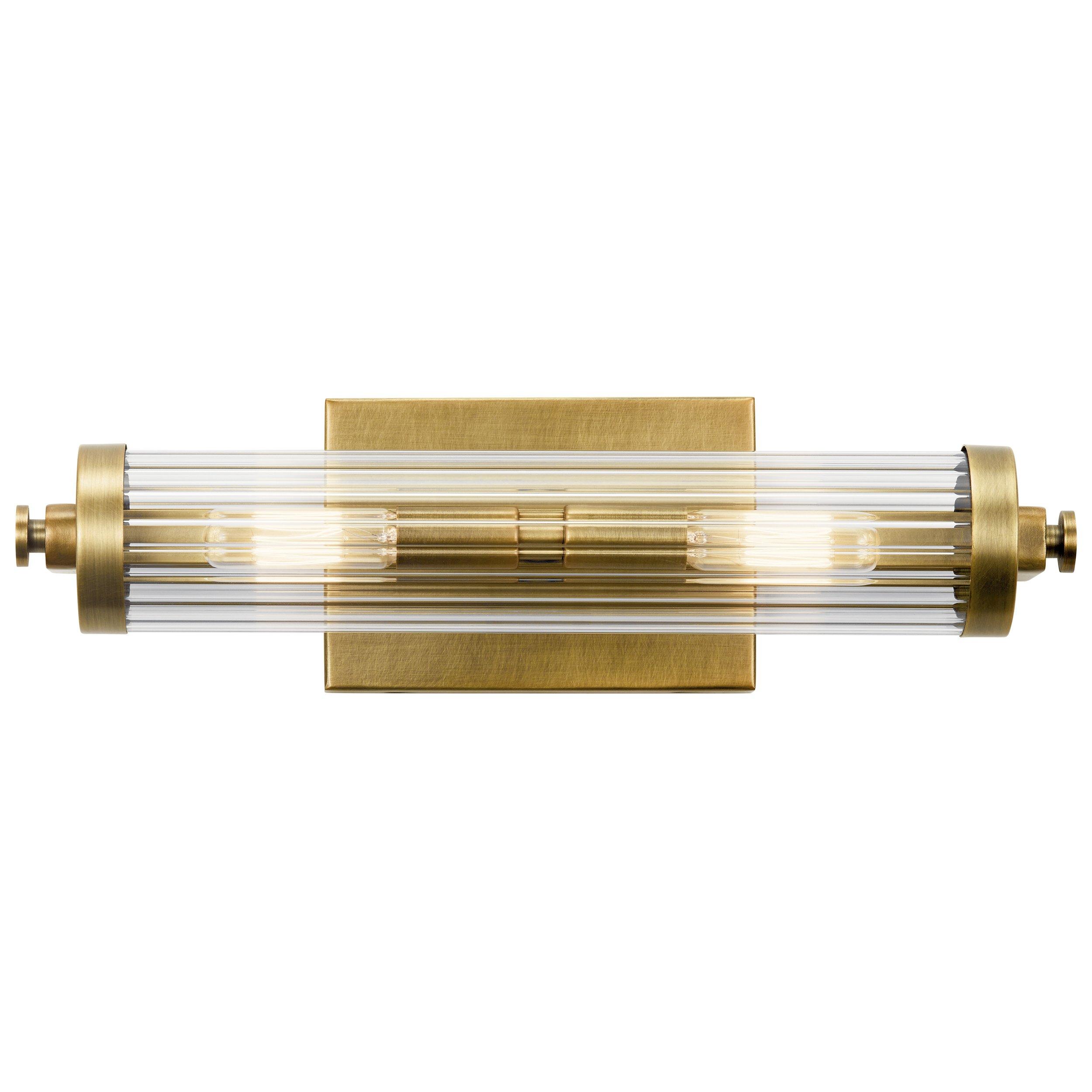 Azores Natural Brass Sconce