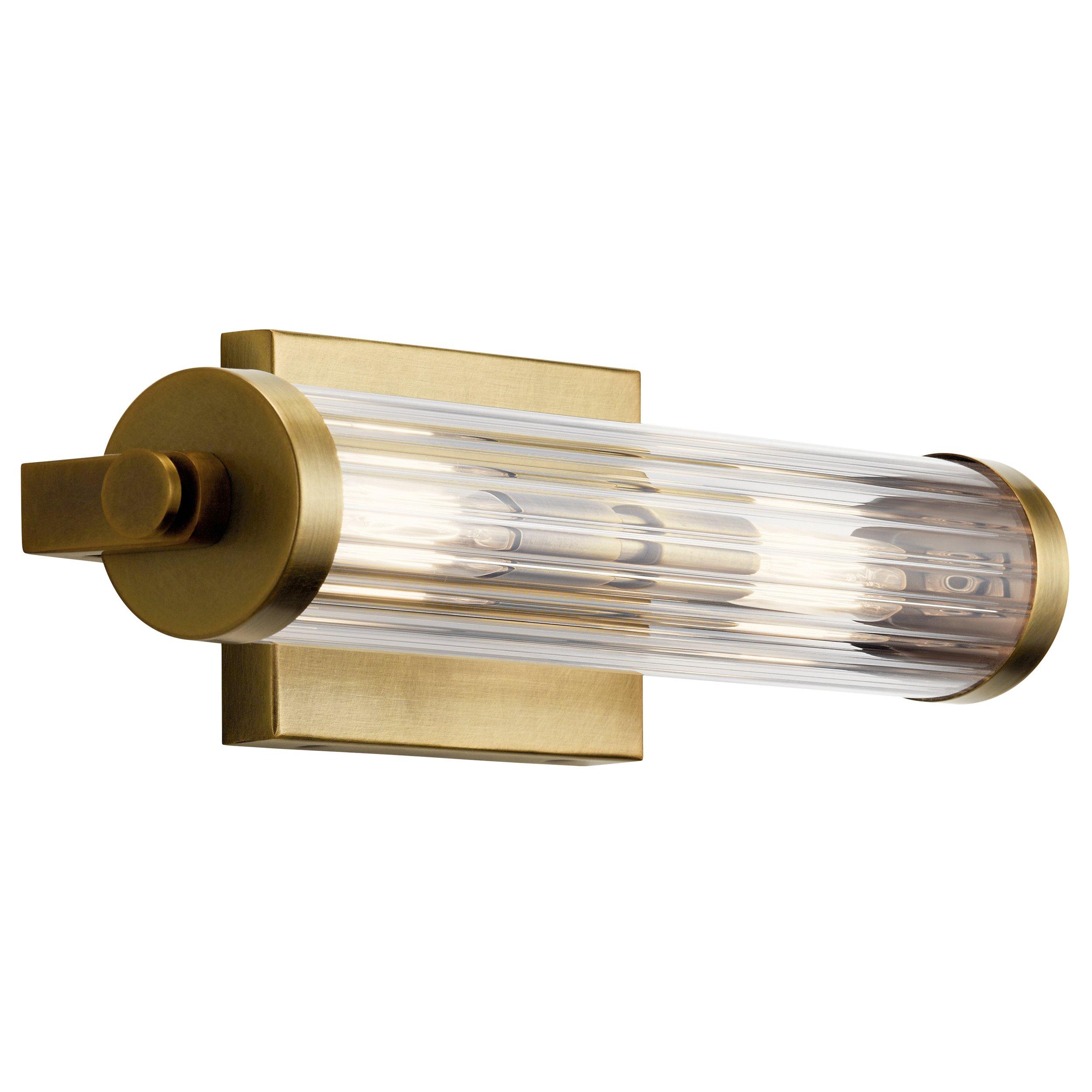 Azores 16in. Natural Brass Sconce
