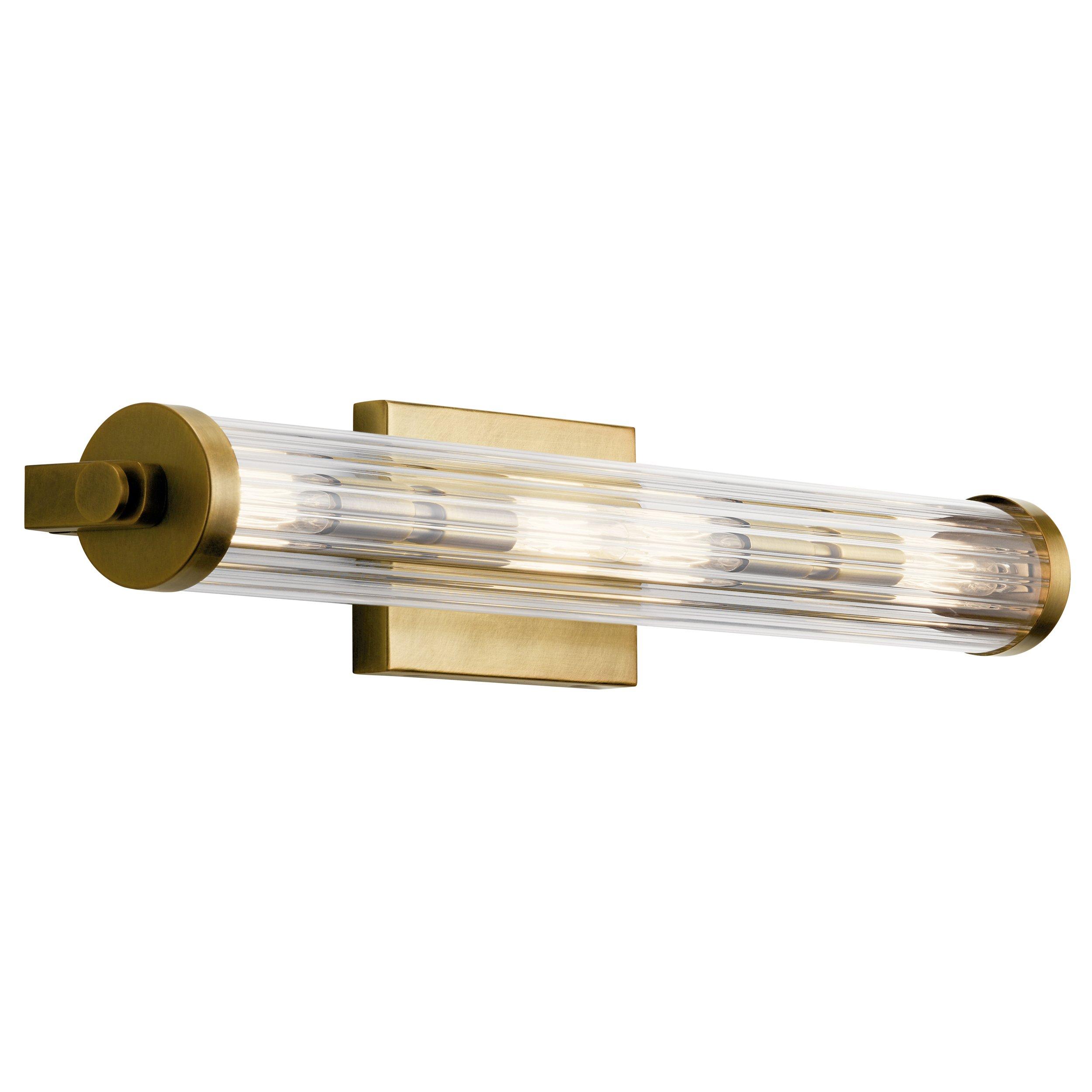 Azores Natural Brass Sconce