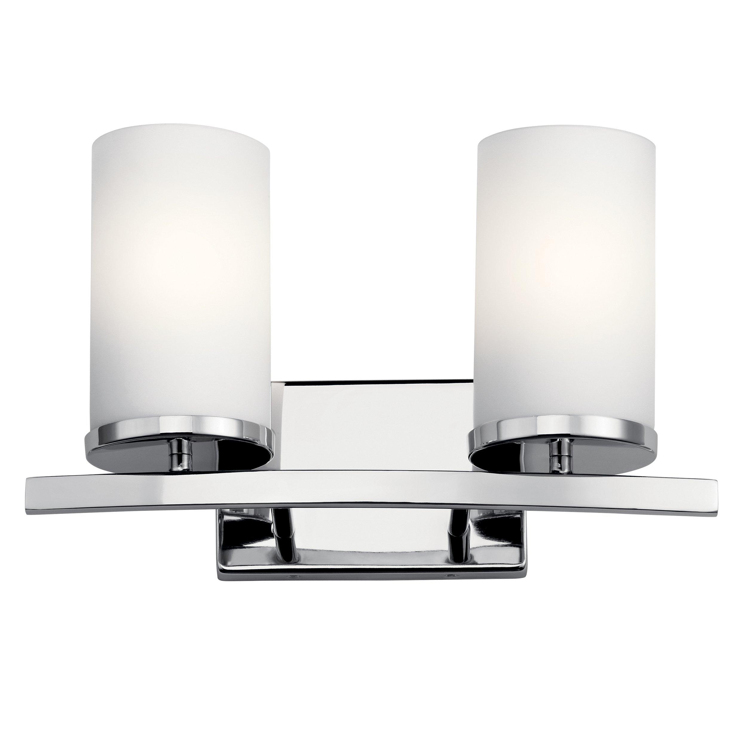 Crosby Chrome Double Sconce