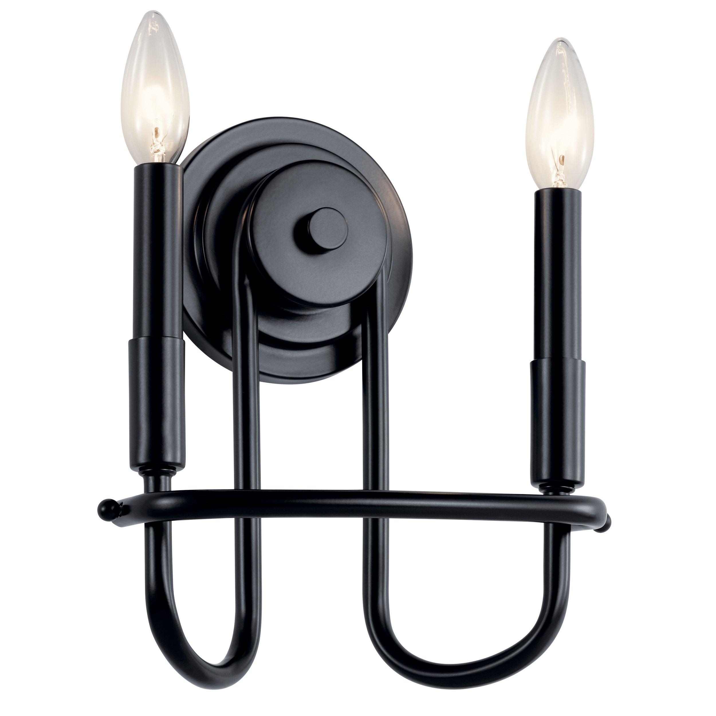 Capital Hill Black Double Sconce