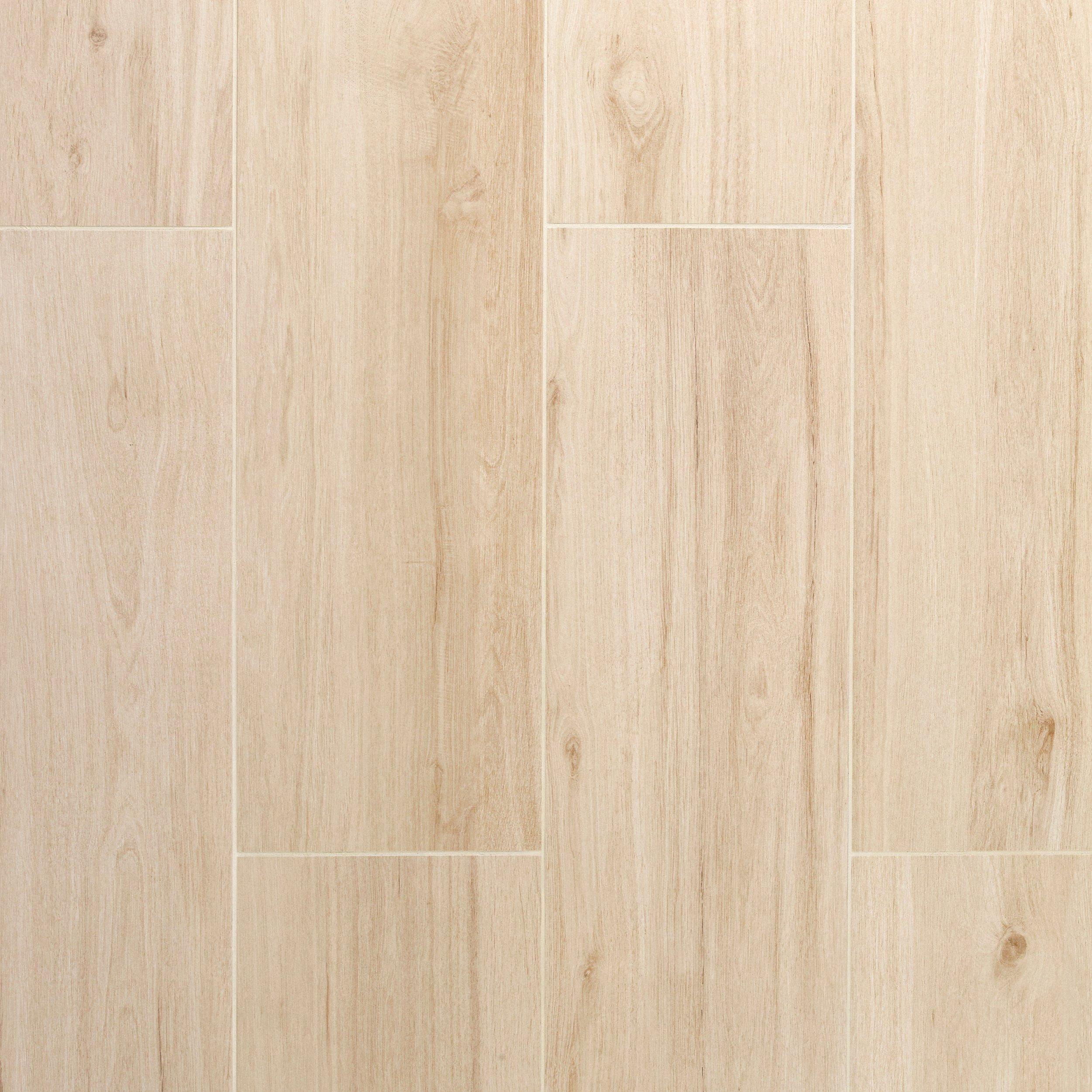 Andare Beige Wood Plank Matte Porcelain Tile
