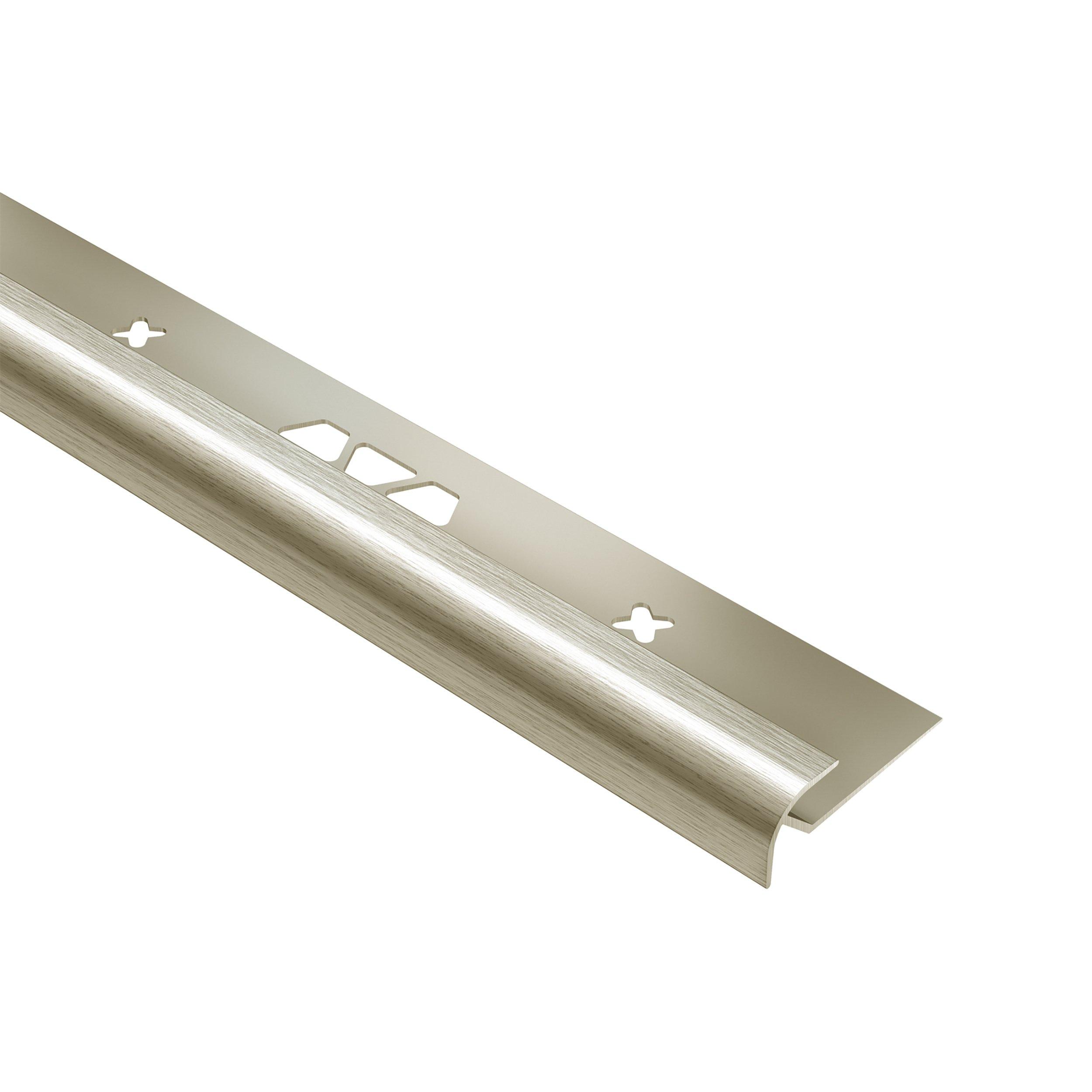 Schluter Vinpro-RO 9/32in. Aluminum Brushed Nickel