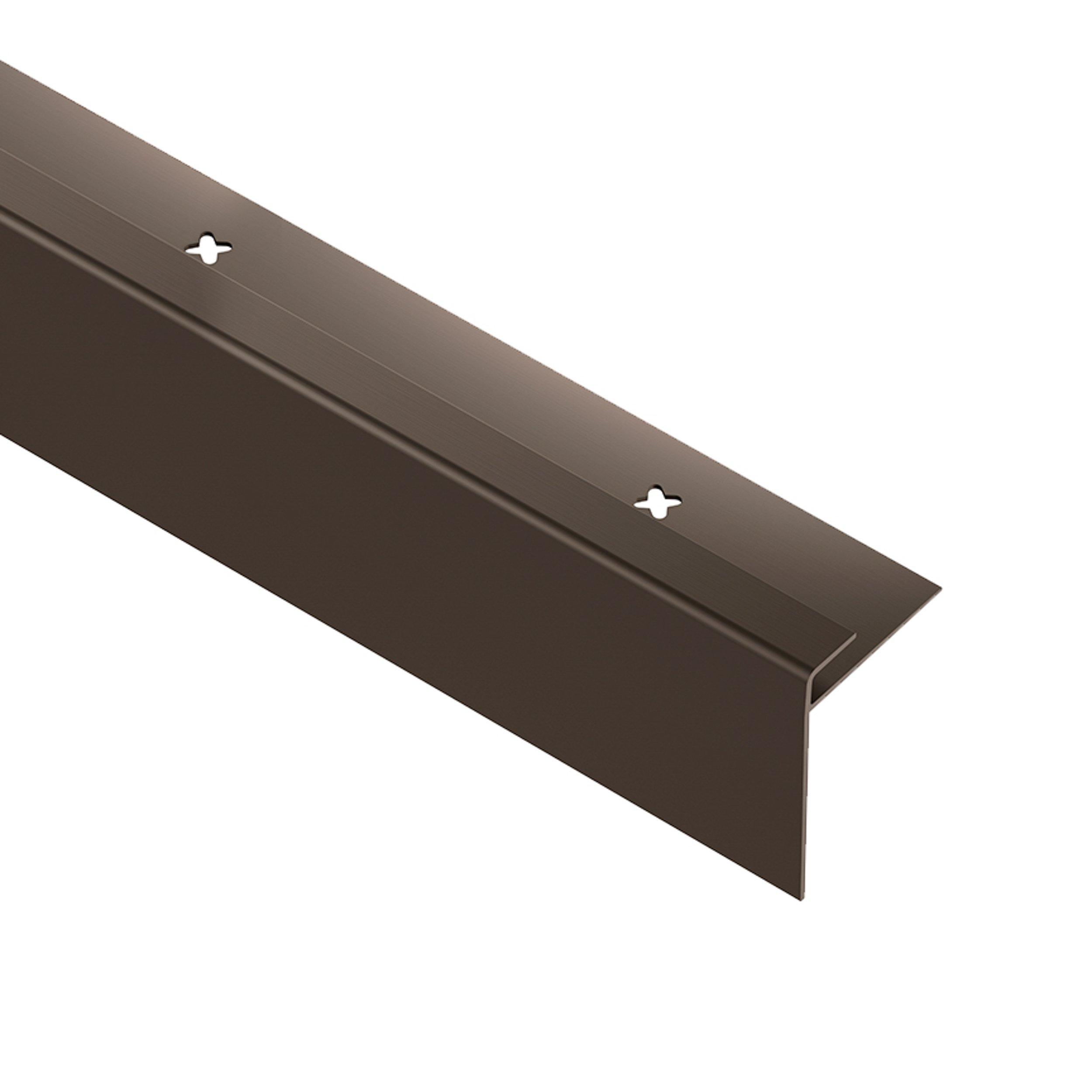 Schluter Vinpro-StepR 17/64in. Aluminum Brushed Bronze