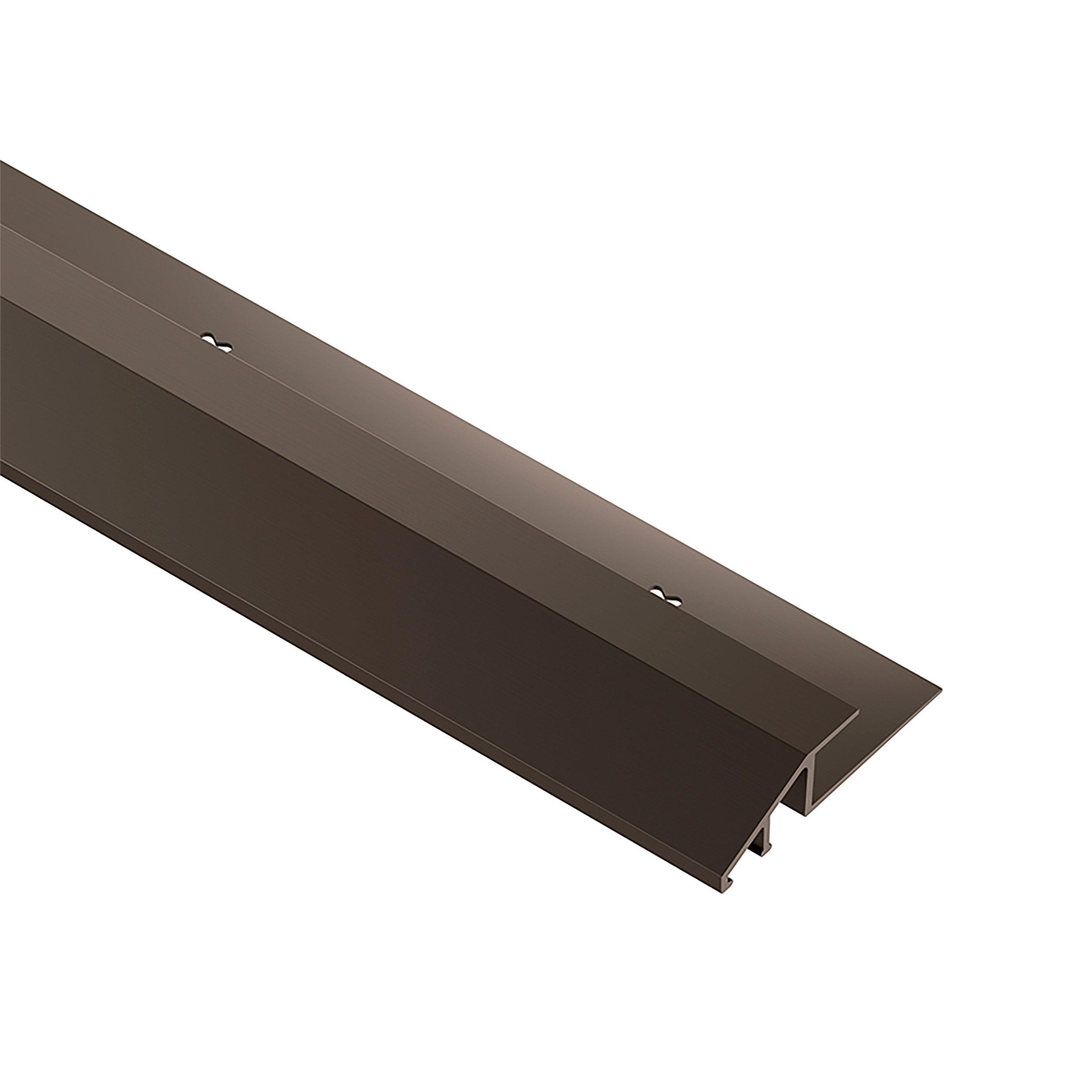 Schluter Vinpro-U Reducer 1/2in. Aluminum Brushed Bronze