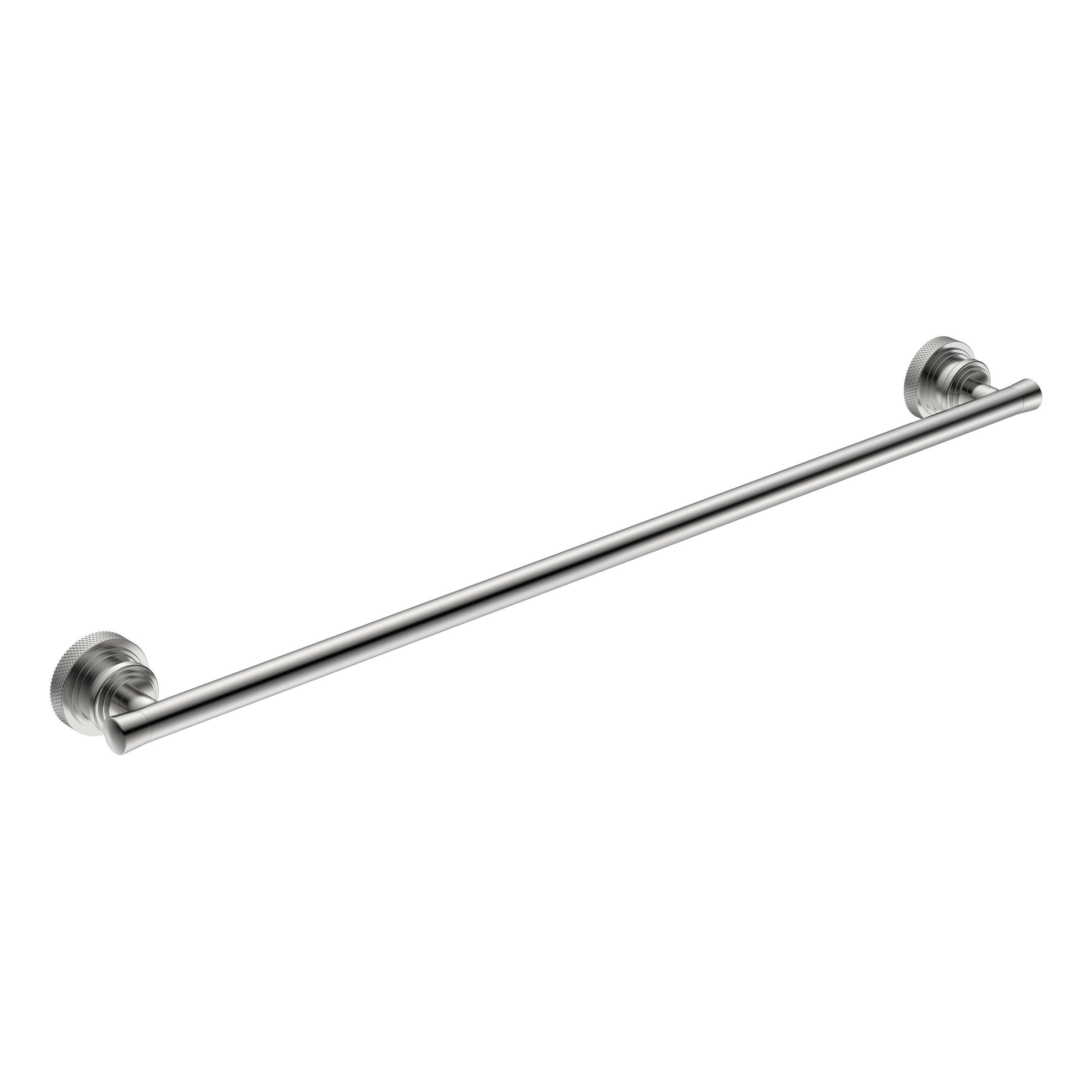 Polished nickel towel discount rail