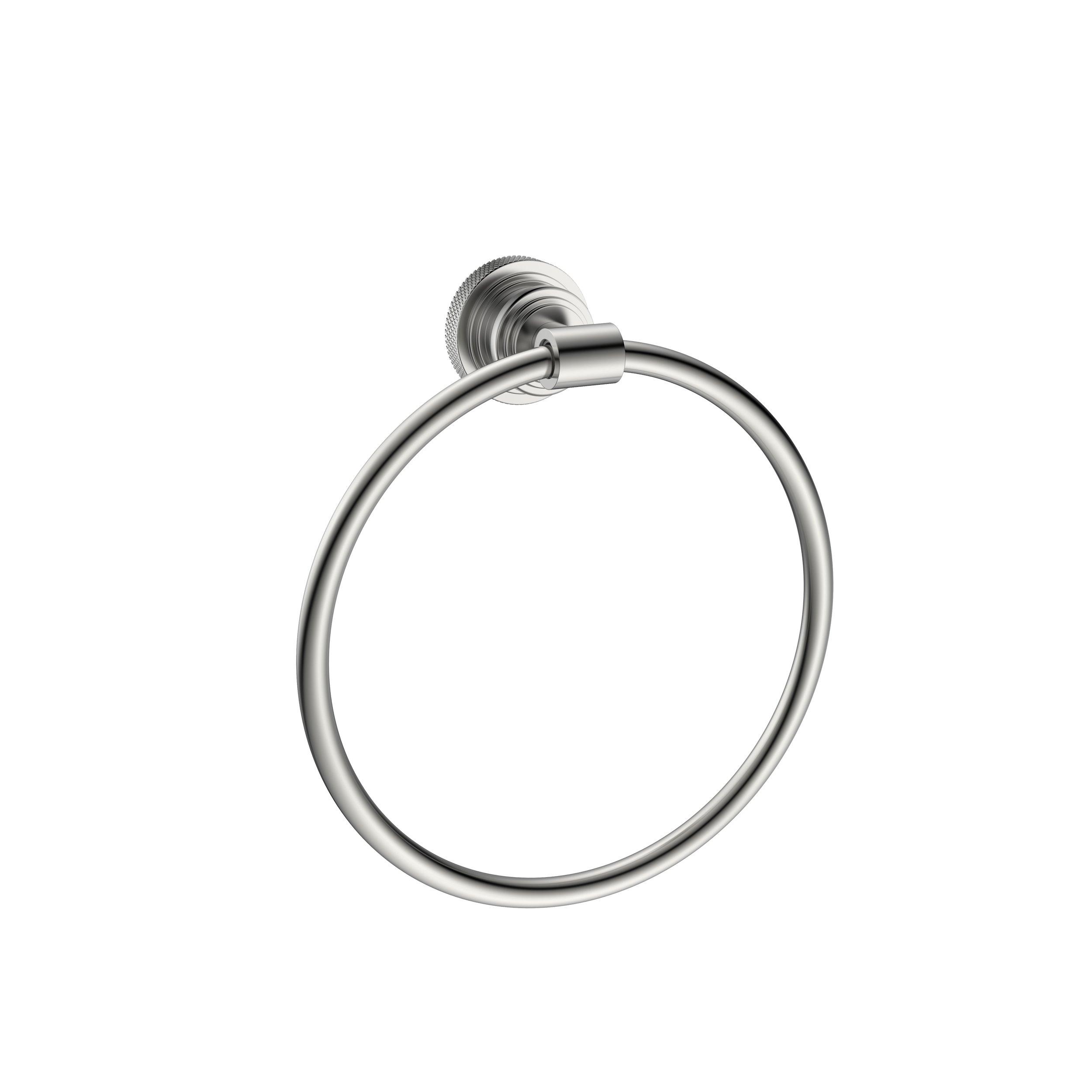 Bella Polished Nickel Towel Ring