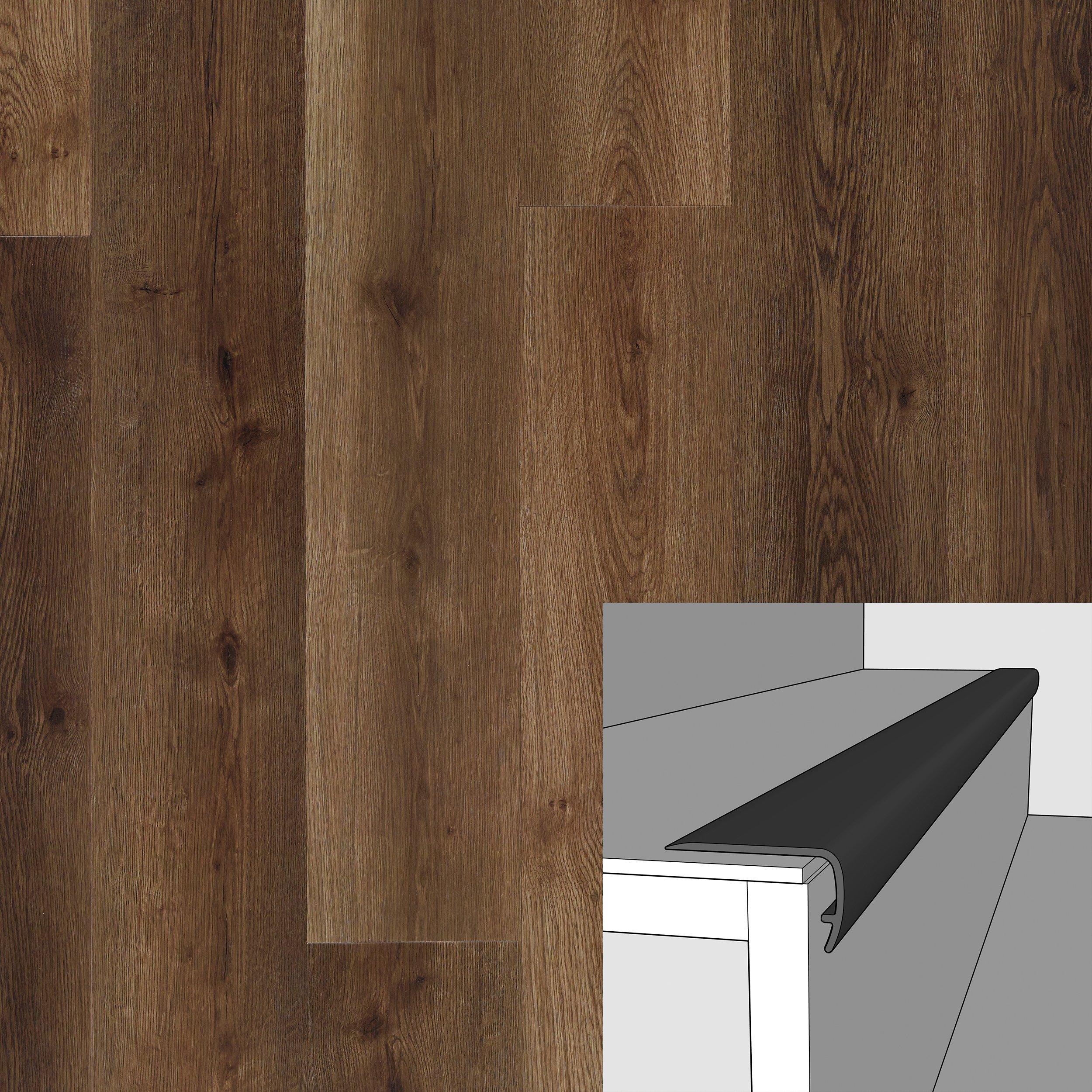 Edmonton Port 94in. Vinyl Overlapping Stair Nose