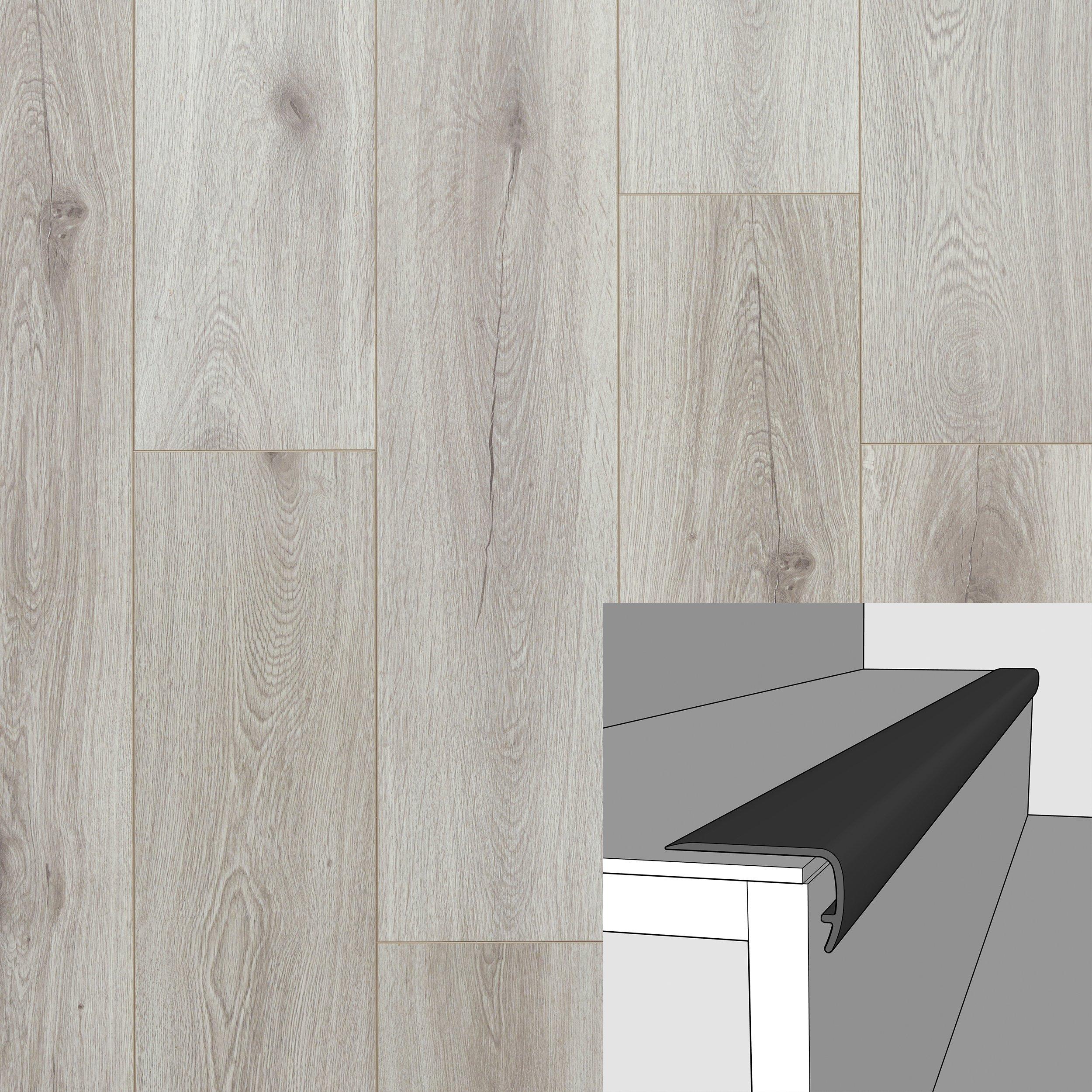 Mount Mirabeau 94in. Vinyl Overlapping Stair Nose