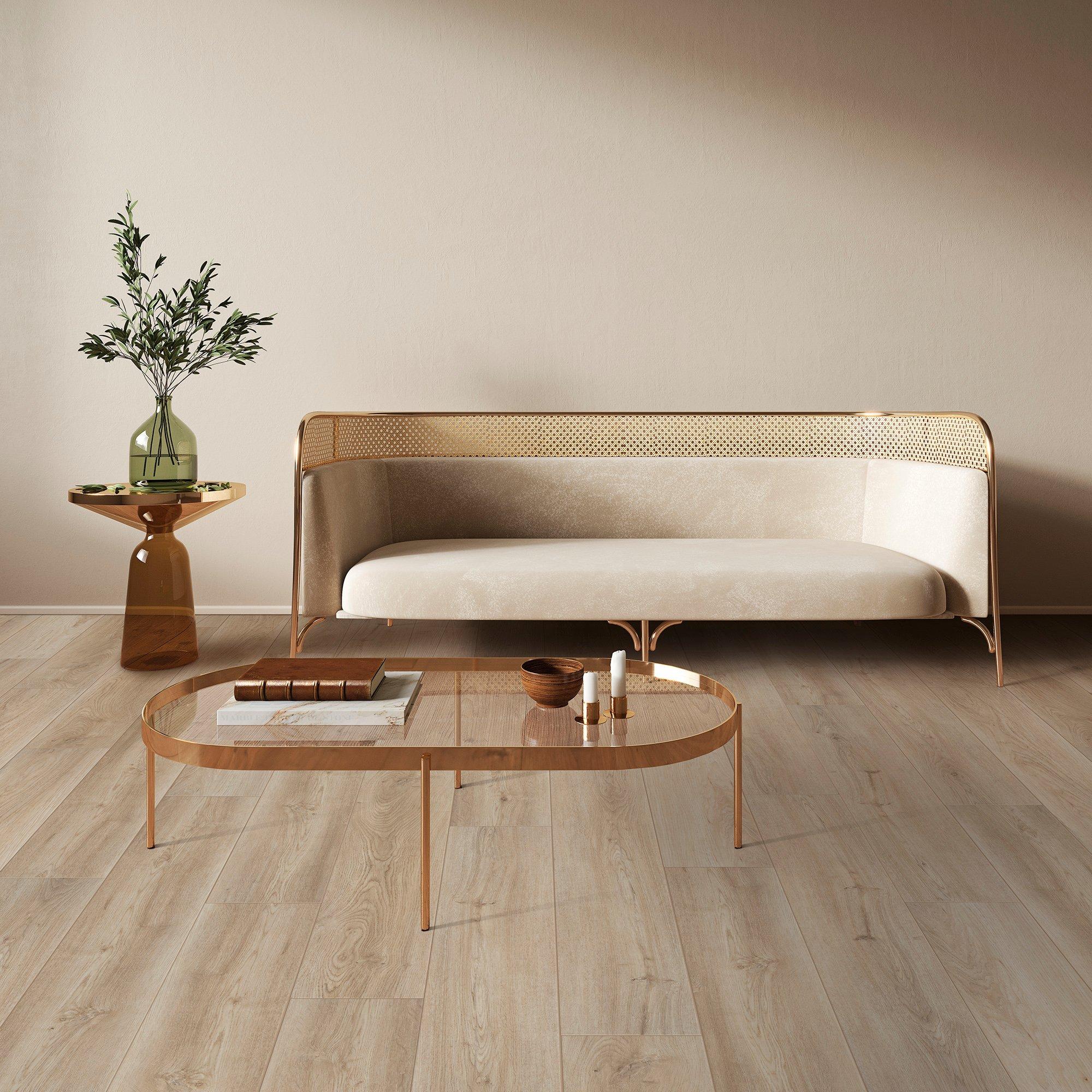 Holly Creek Oak Rigid Core Luxury Vinyl Tile - Foam Back