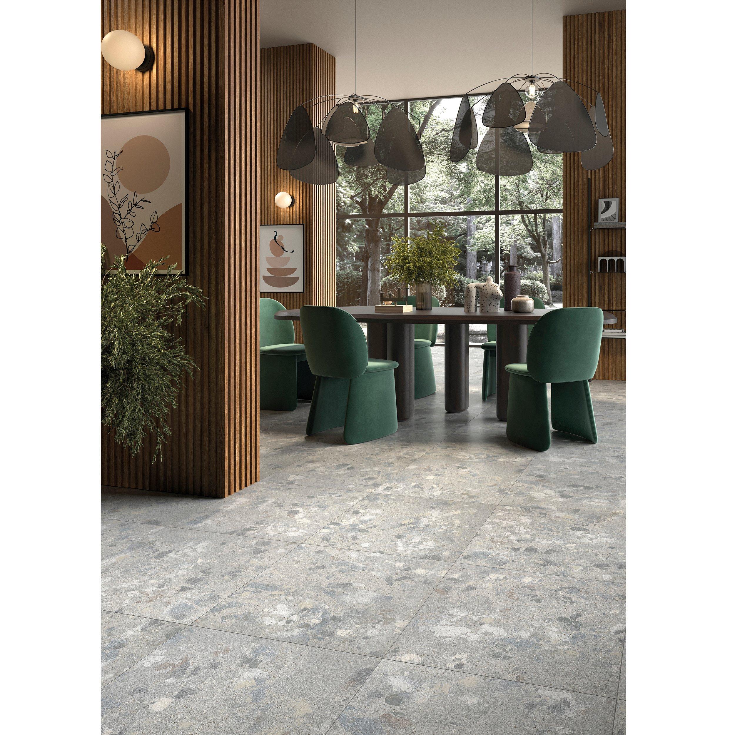 De Rossi Silver Porcelain Tile