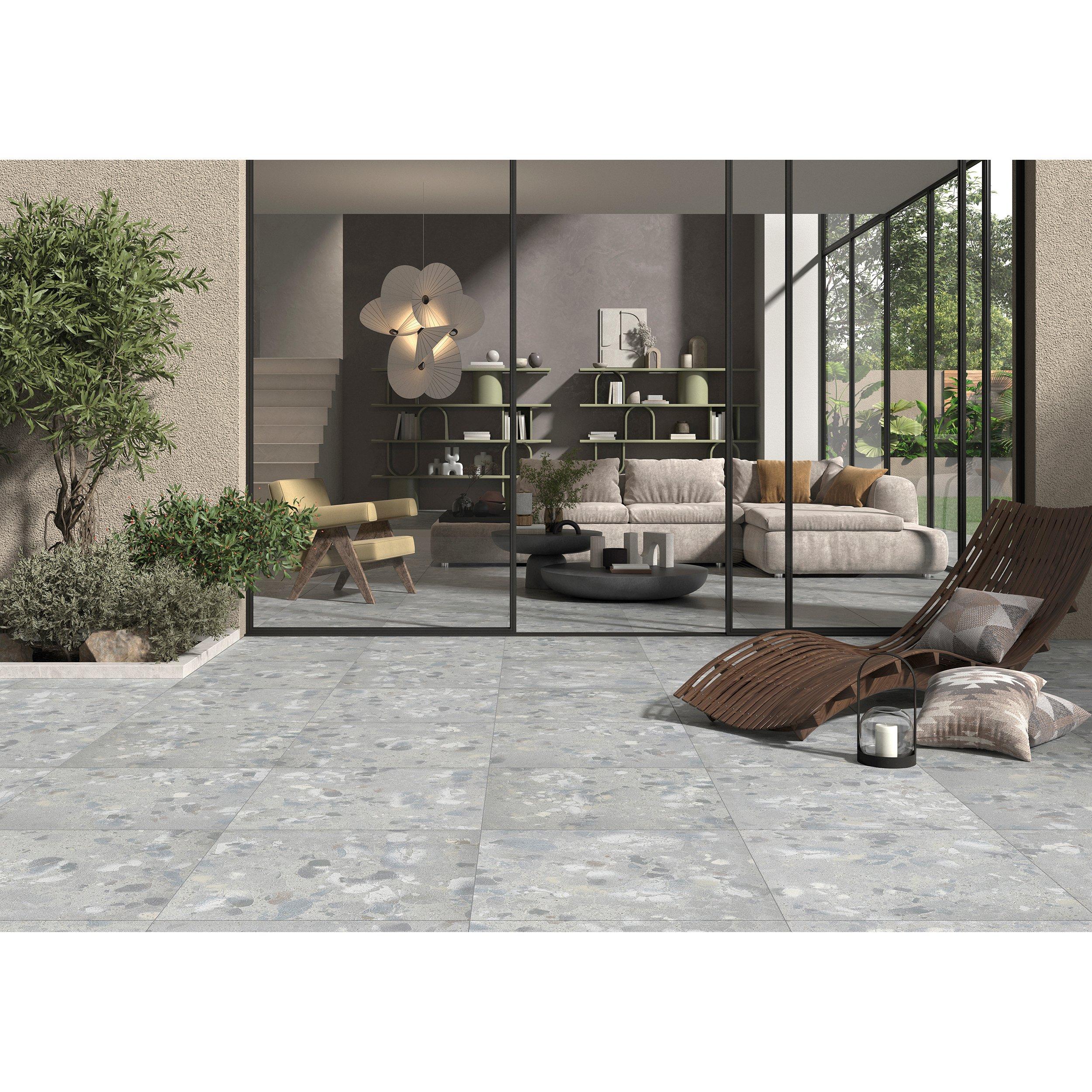 De Rossi Silver Porcelain Tile