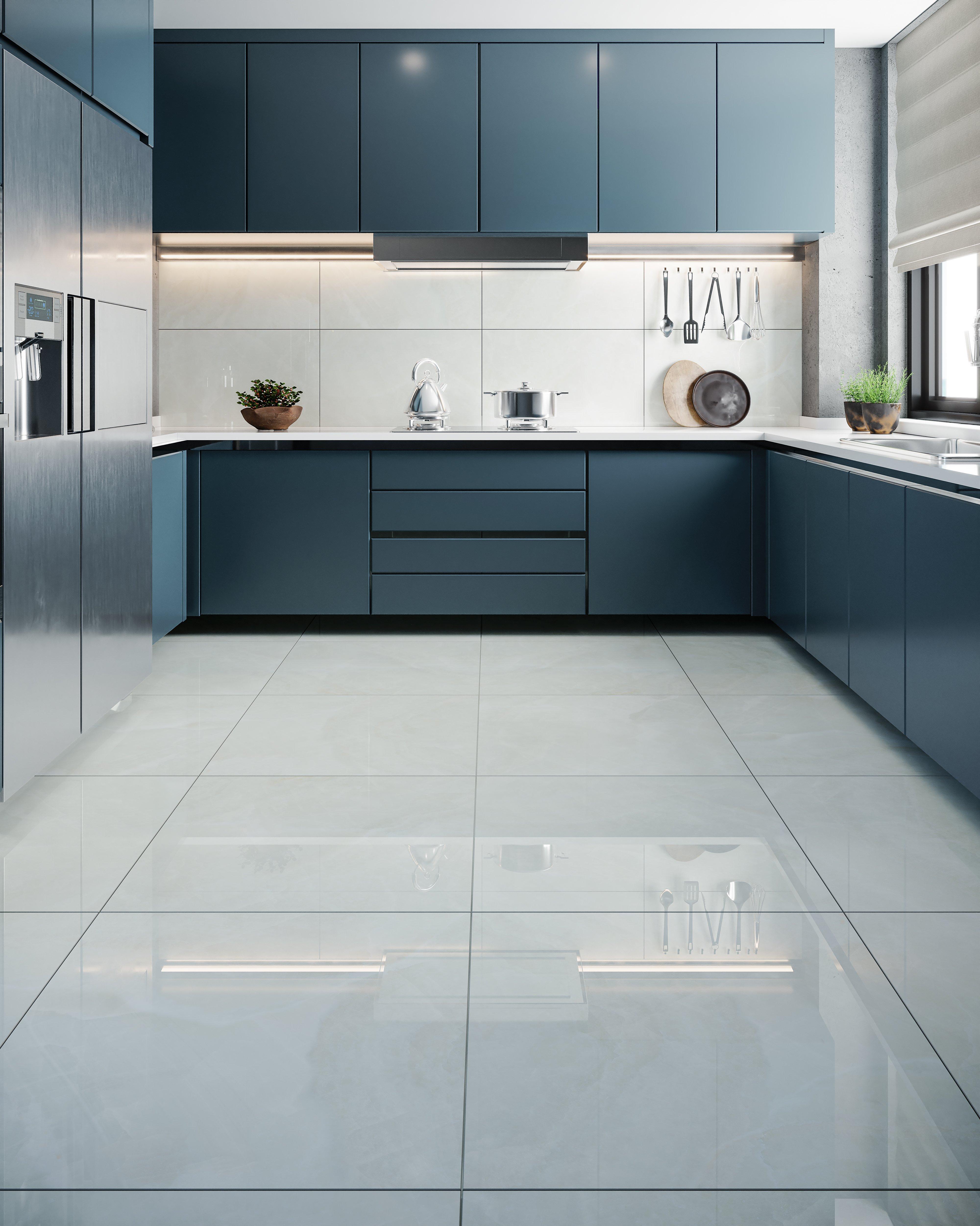 Alys White Polished Ceramic Tile
