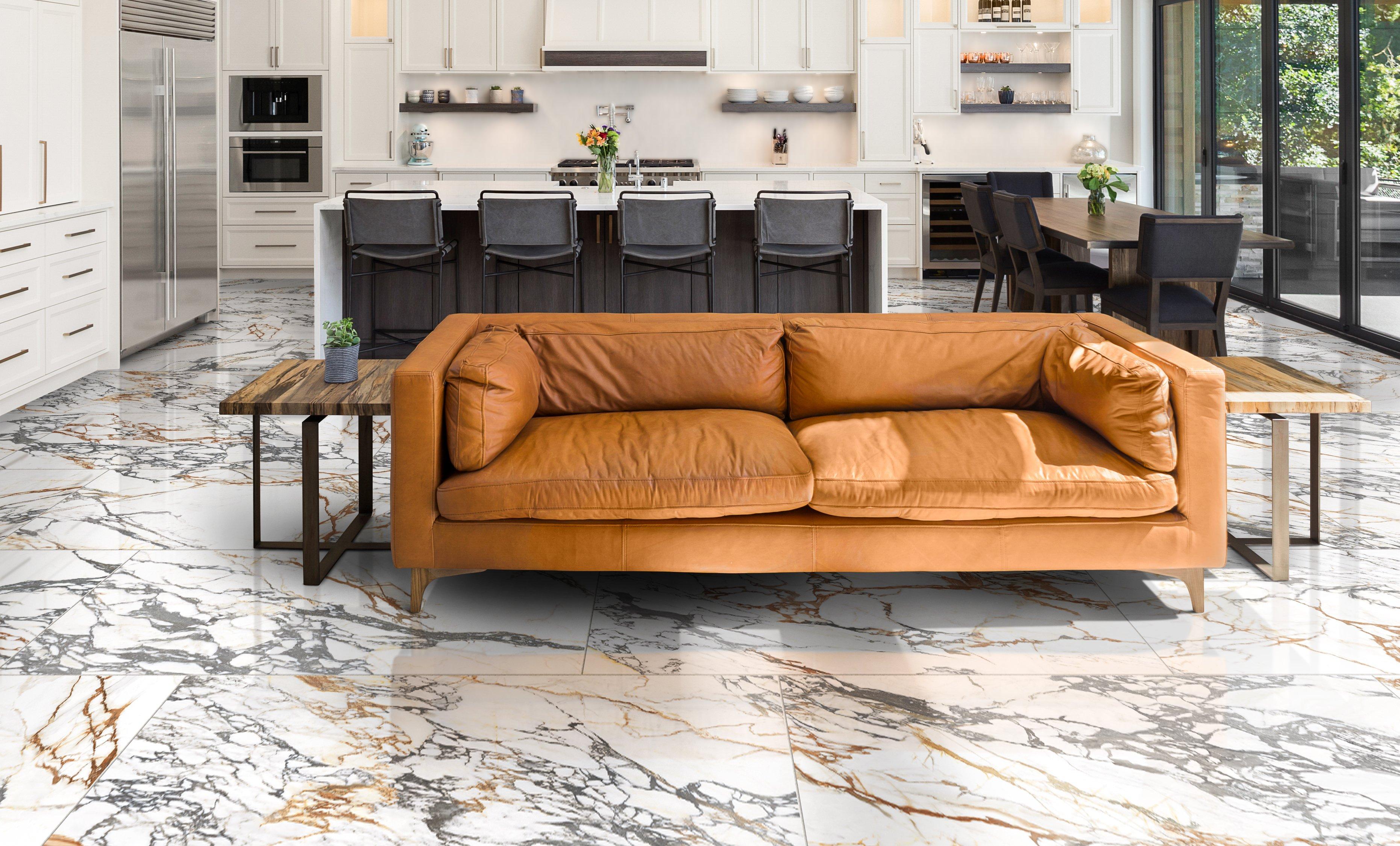 Carina Bianca Polished Porcelain Tile