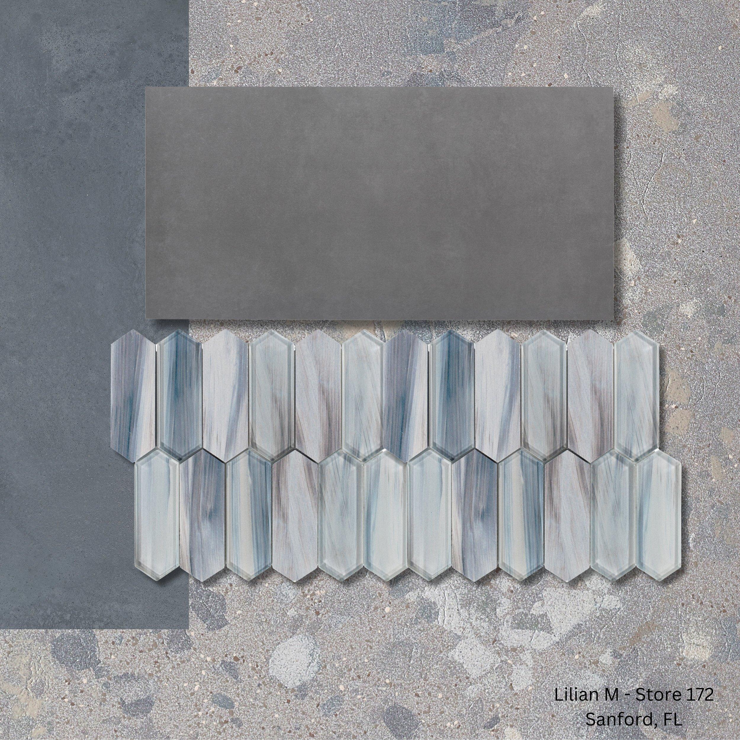 Daybreak Picket Glass Mosaic