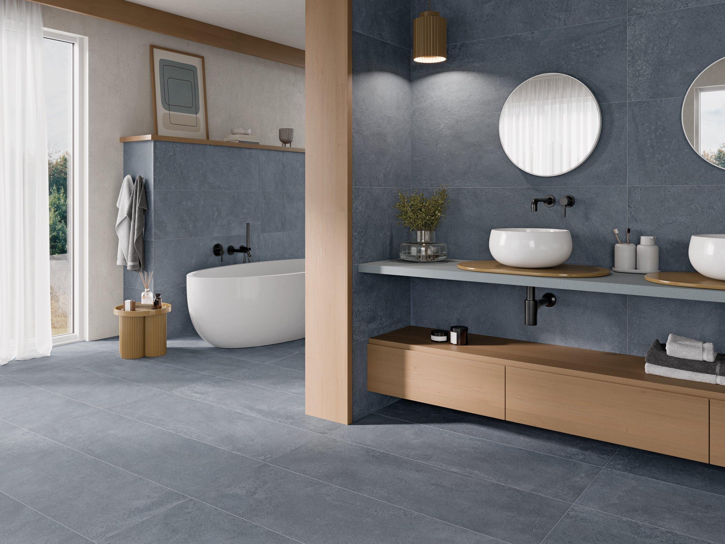 Meridean Blue Porcelain Tile