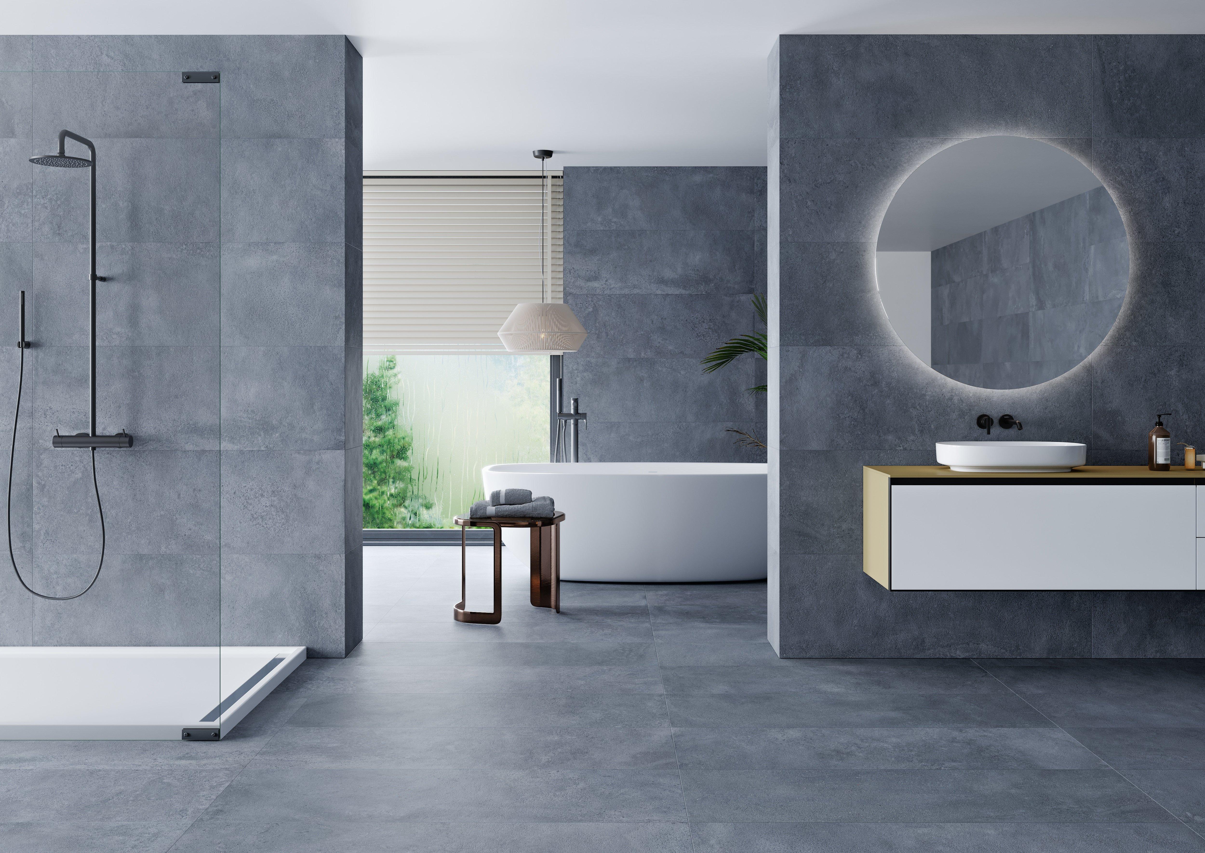 Meridean Blue Porcelain Tile