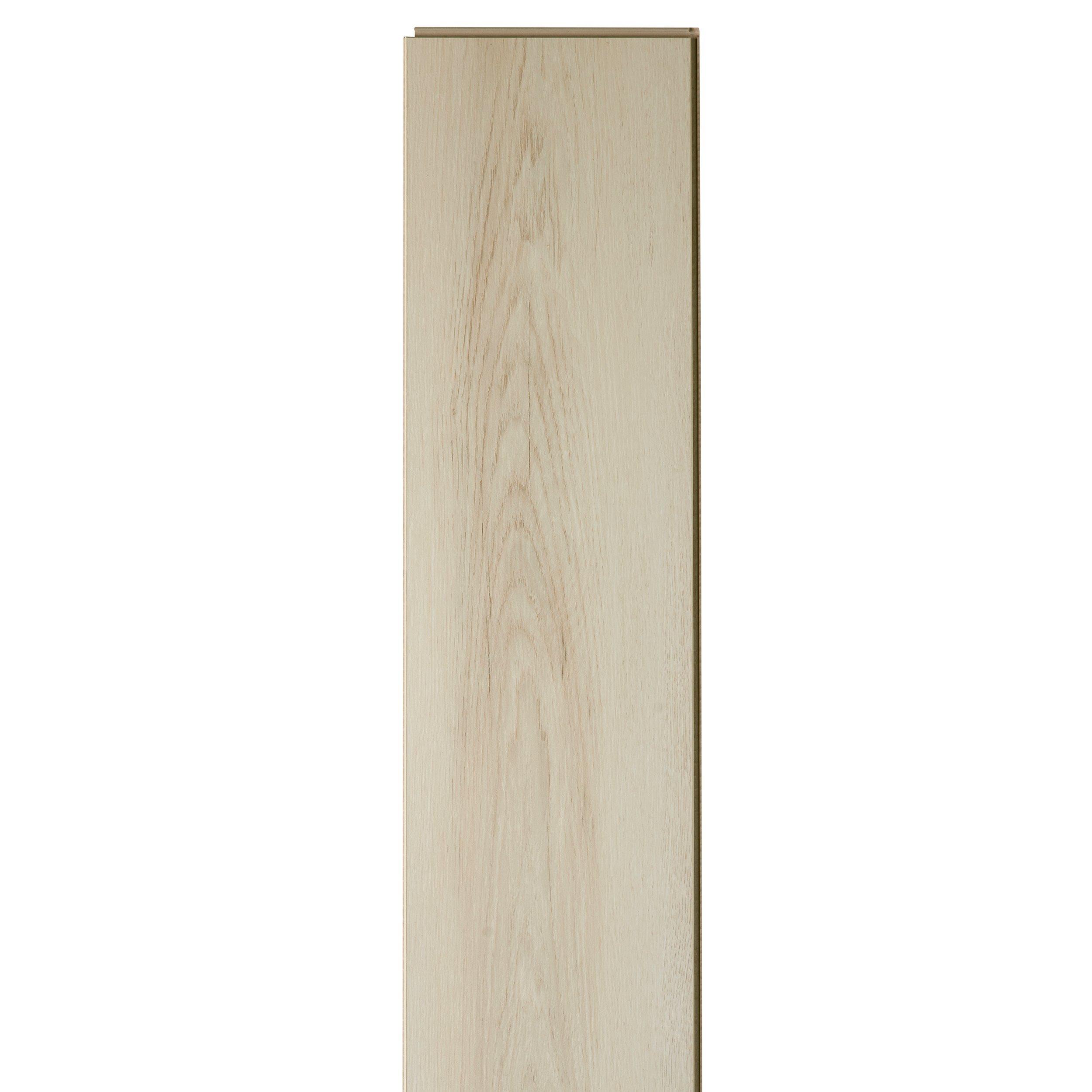 Duralux Performance | Barns Creek Oak Rigid Core Luxury Vinyl Plank - Foam Back, 5 mm, Beige - Floor & Decor