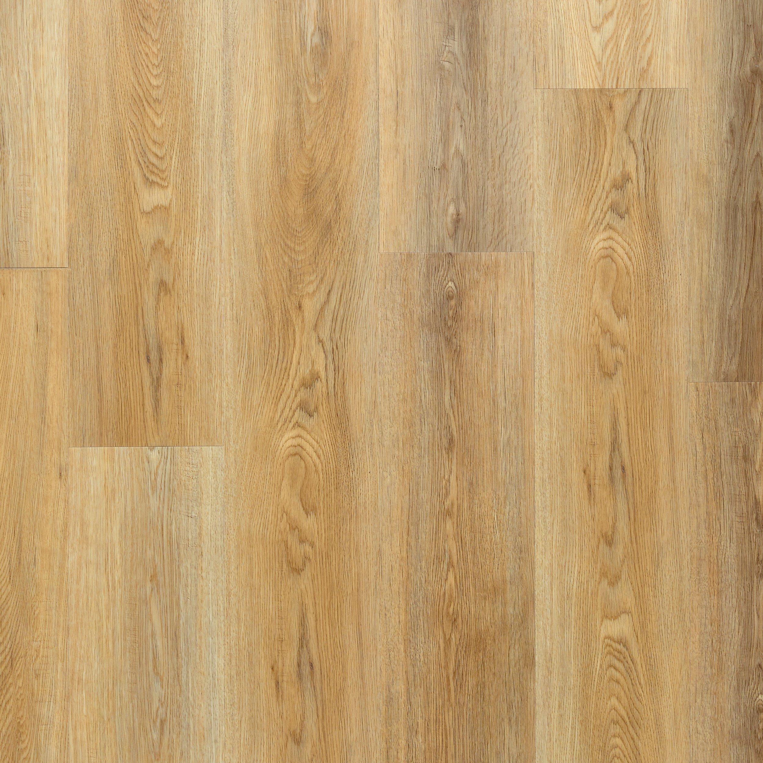 Duralux Performance | Barns Creek Oak Rigid Core Luxury Vinyl Plank - Foam Back, 5 mm, Beige - Floor & Decor