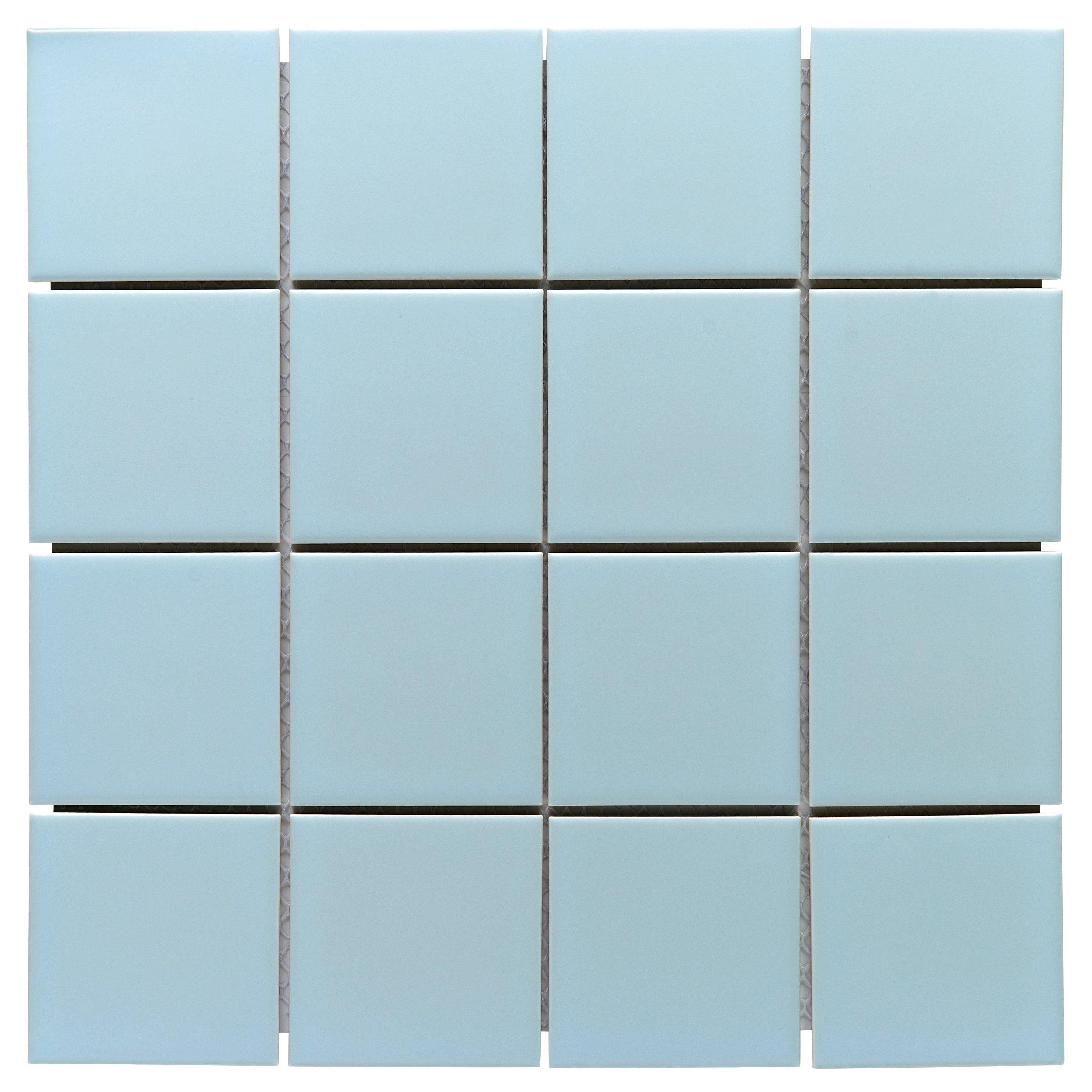 Rain Square Matte Porcelain Mosaic