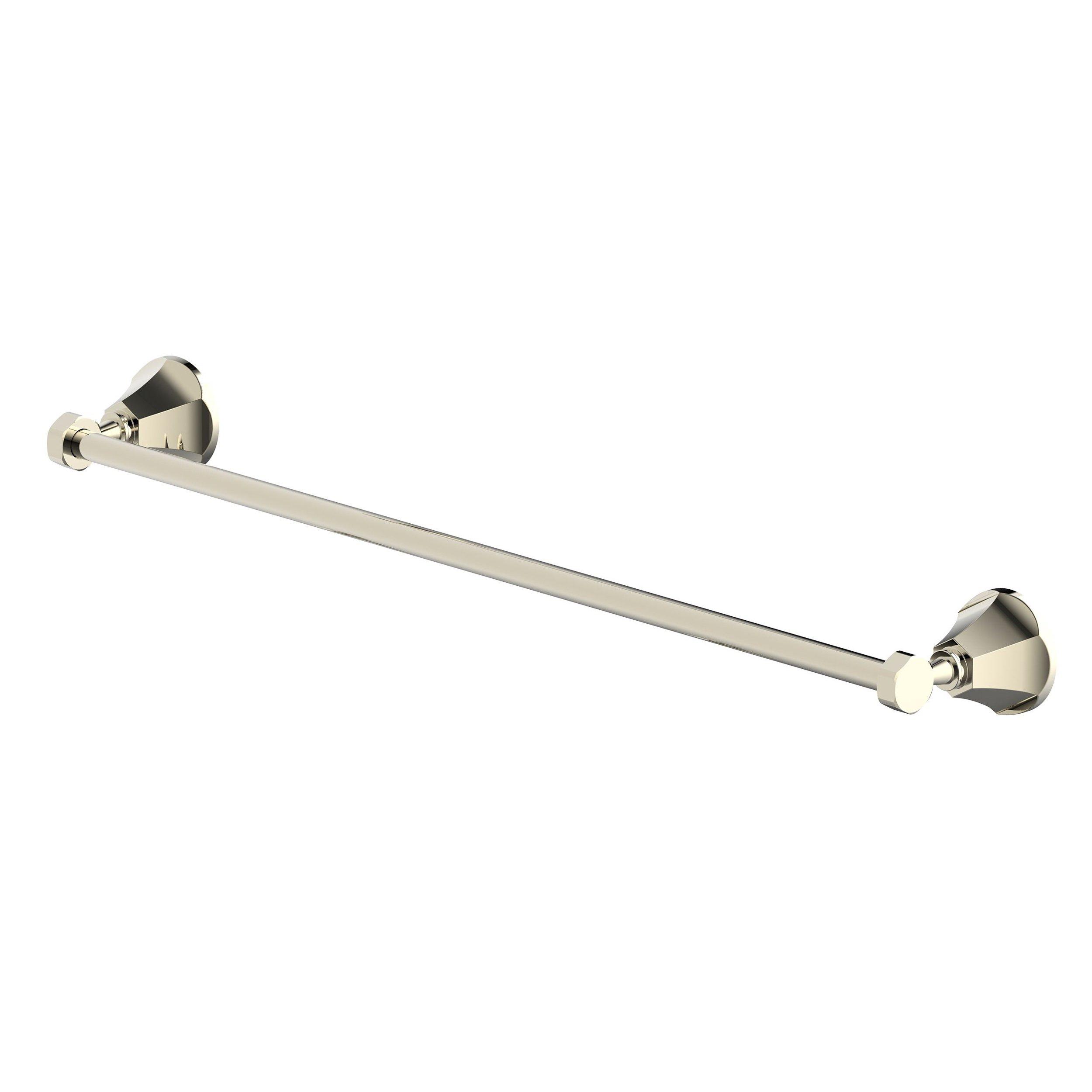 Lucia Polished Nickel 24 in. Towel Bar