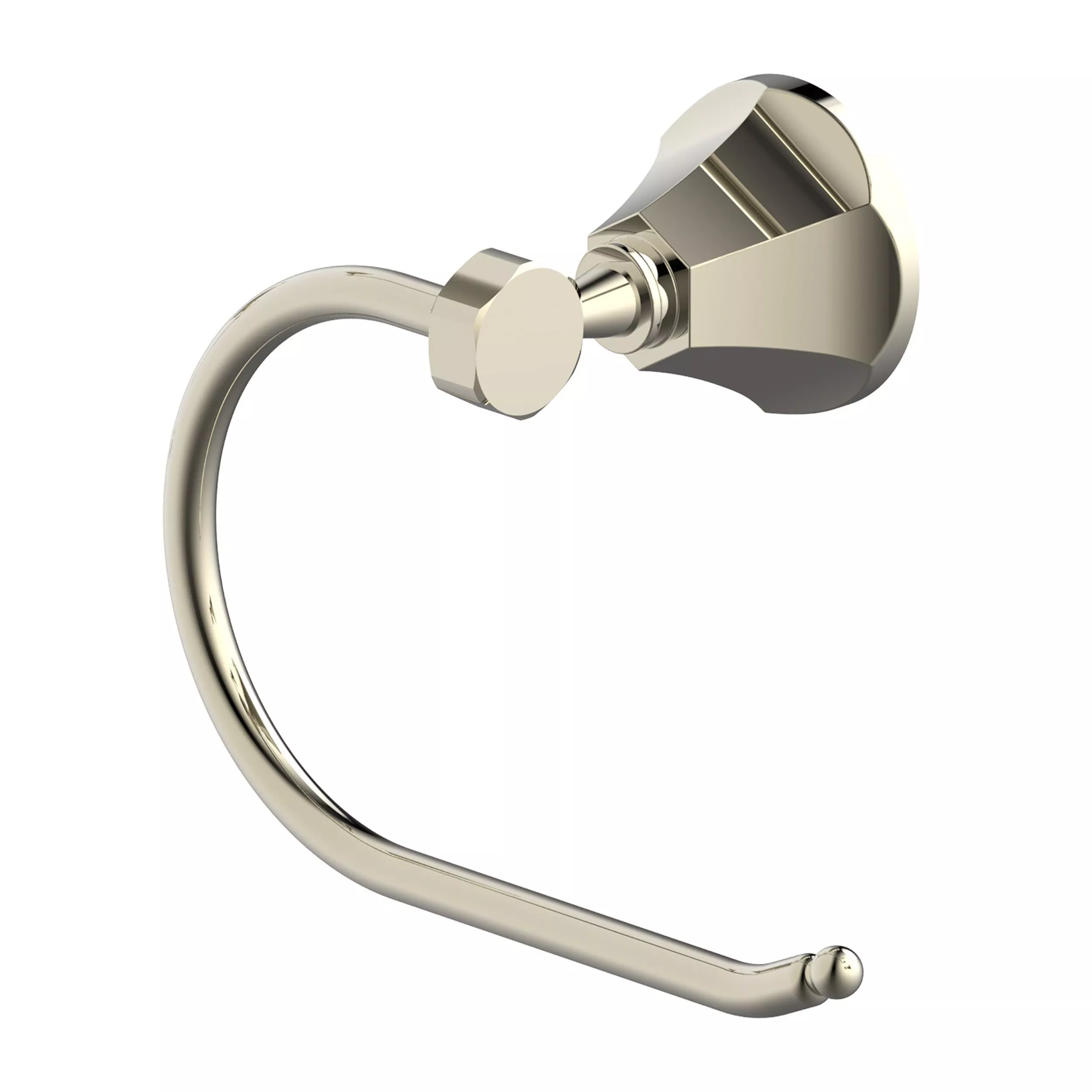 Lucia Polished Nickel Towel Ring