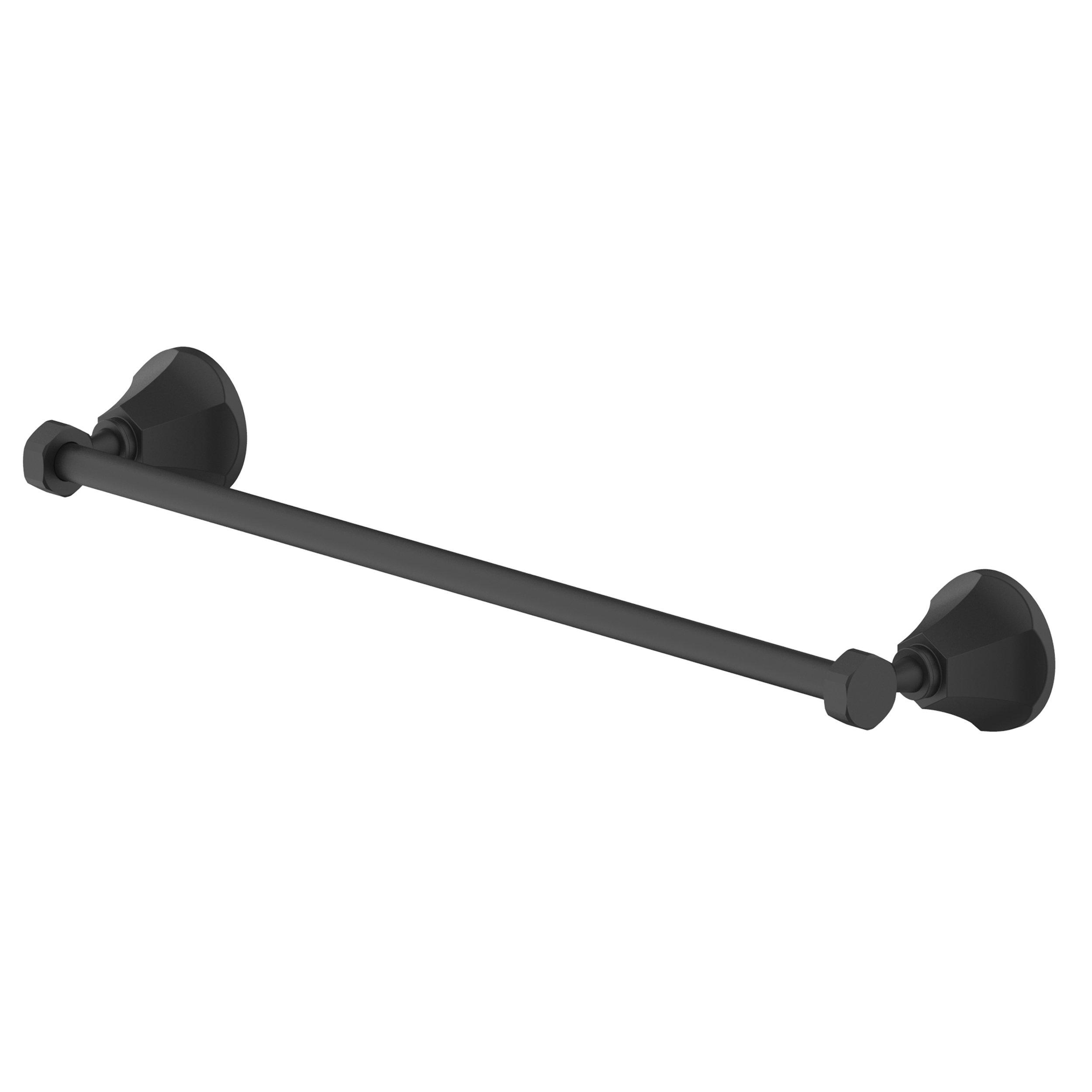 Lucia Matte Black 18 in. Towel Bar