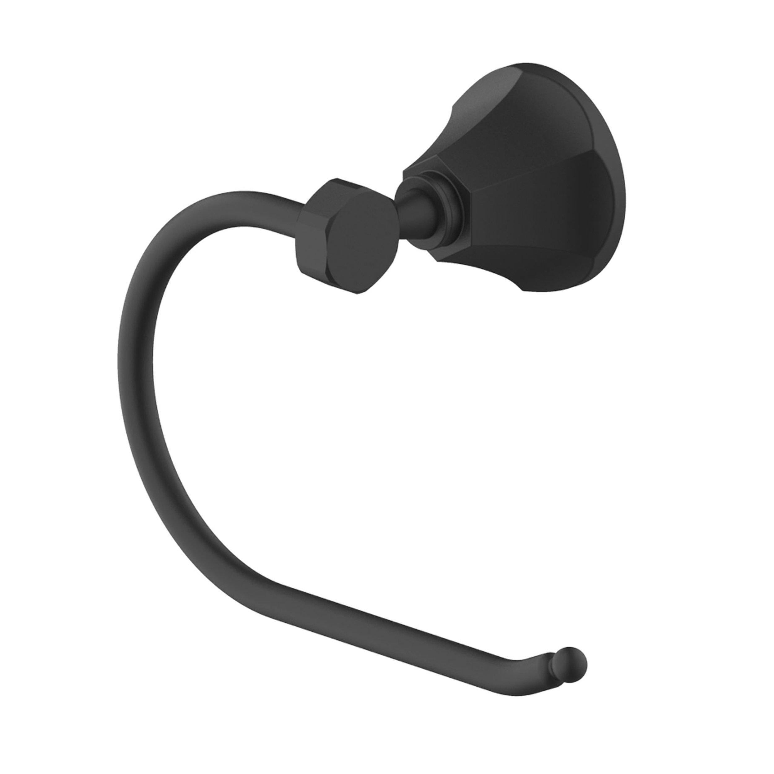 Lucia Matte Black Towel Ring