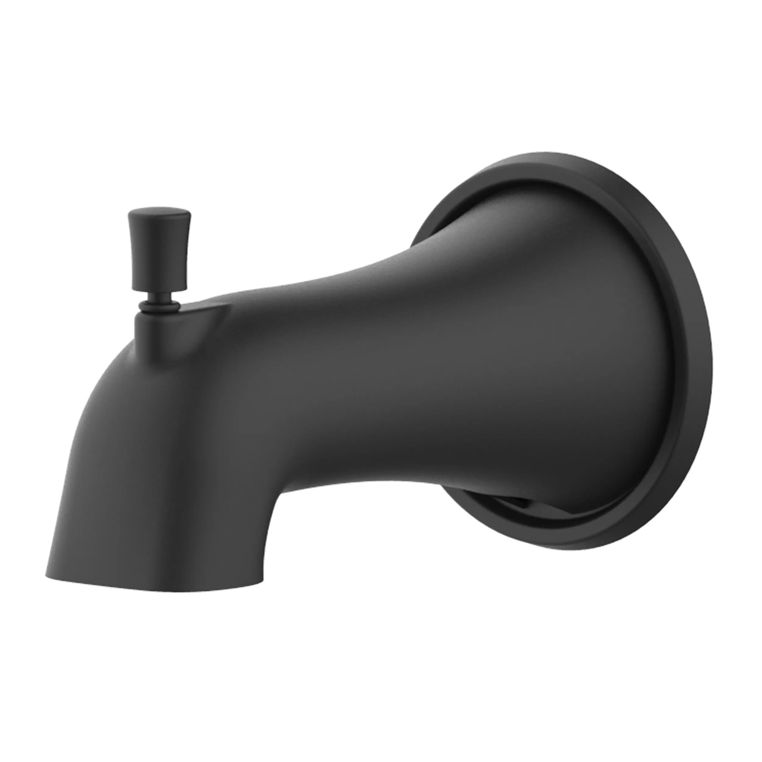 Tano Matte Black Tub Spout Floor and Decor