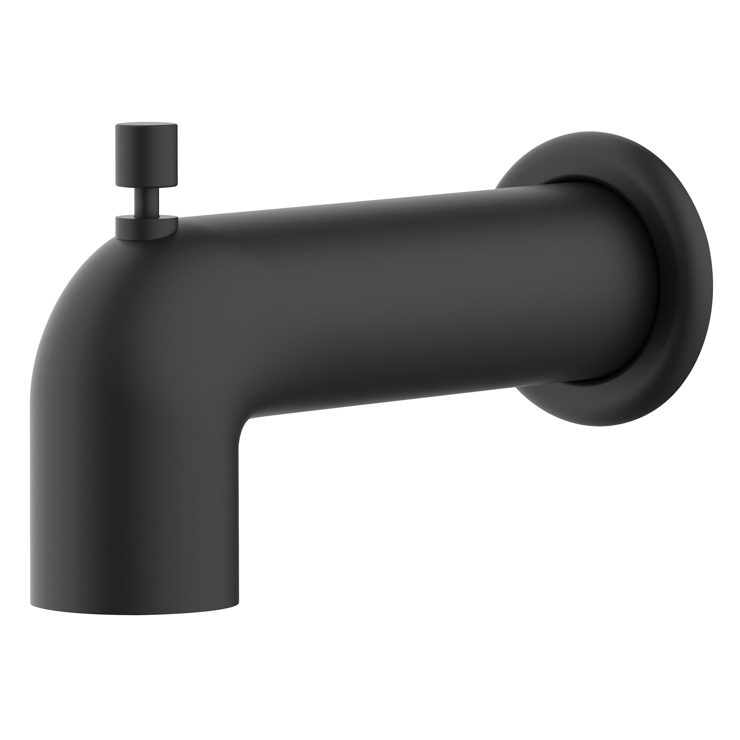 Rhiver Matte Black Tub Spout