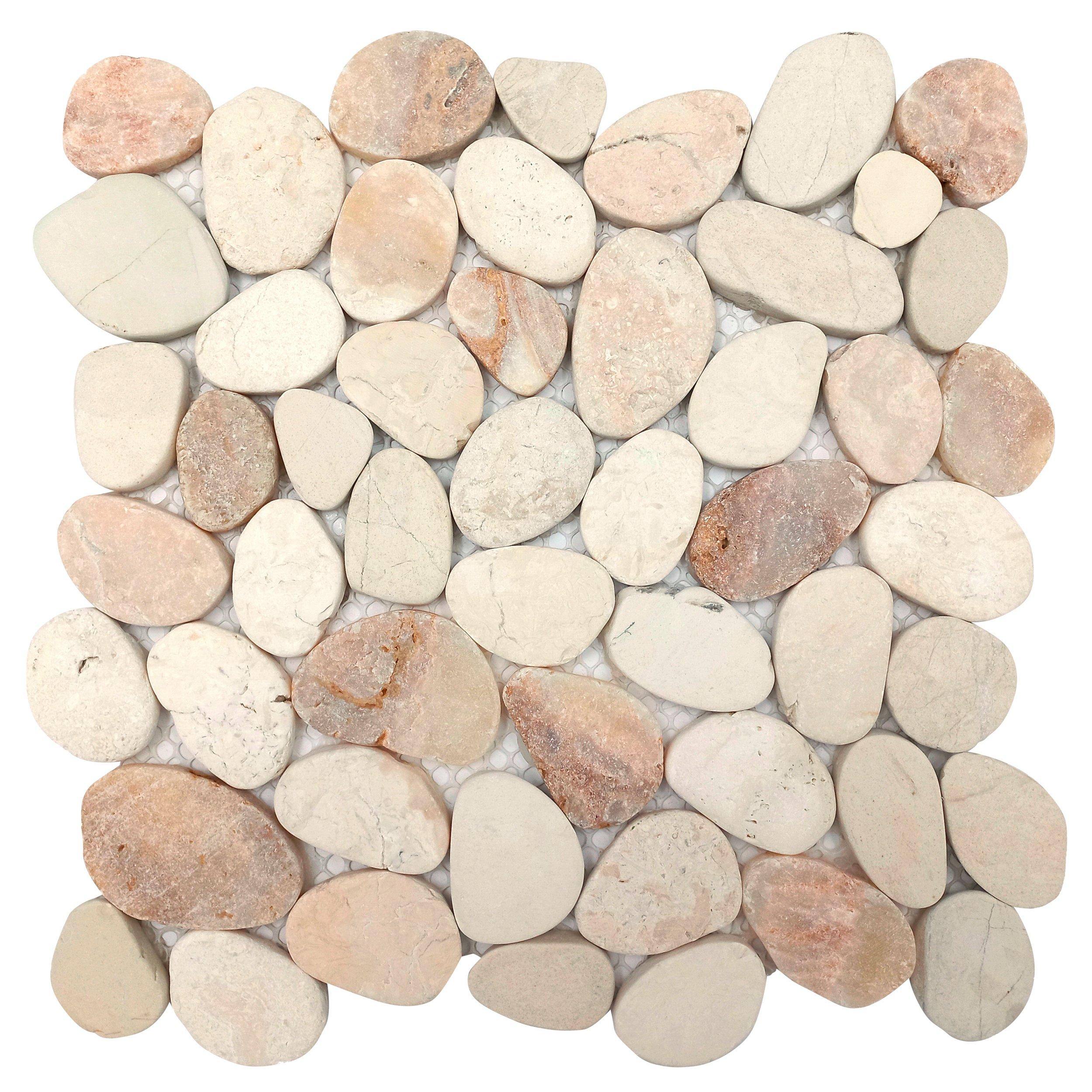 Maui Pebble Honed Marble Mosaic