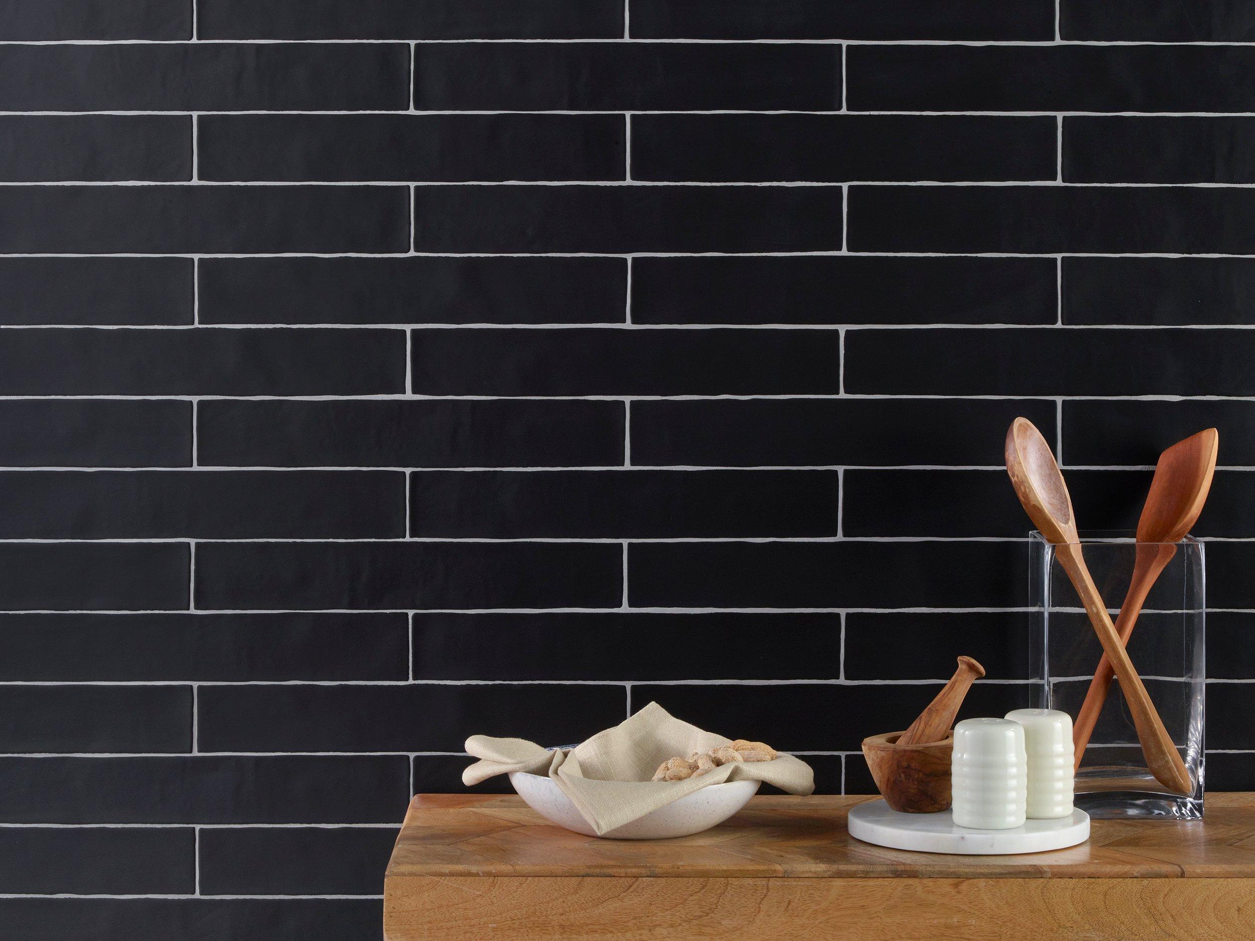 Artisan Noir Matte Ceramic Tile | Floor and Decor