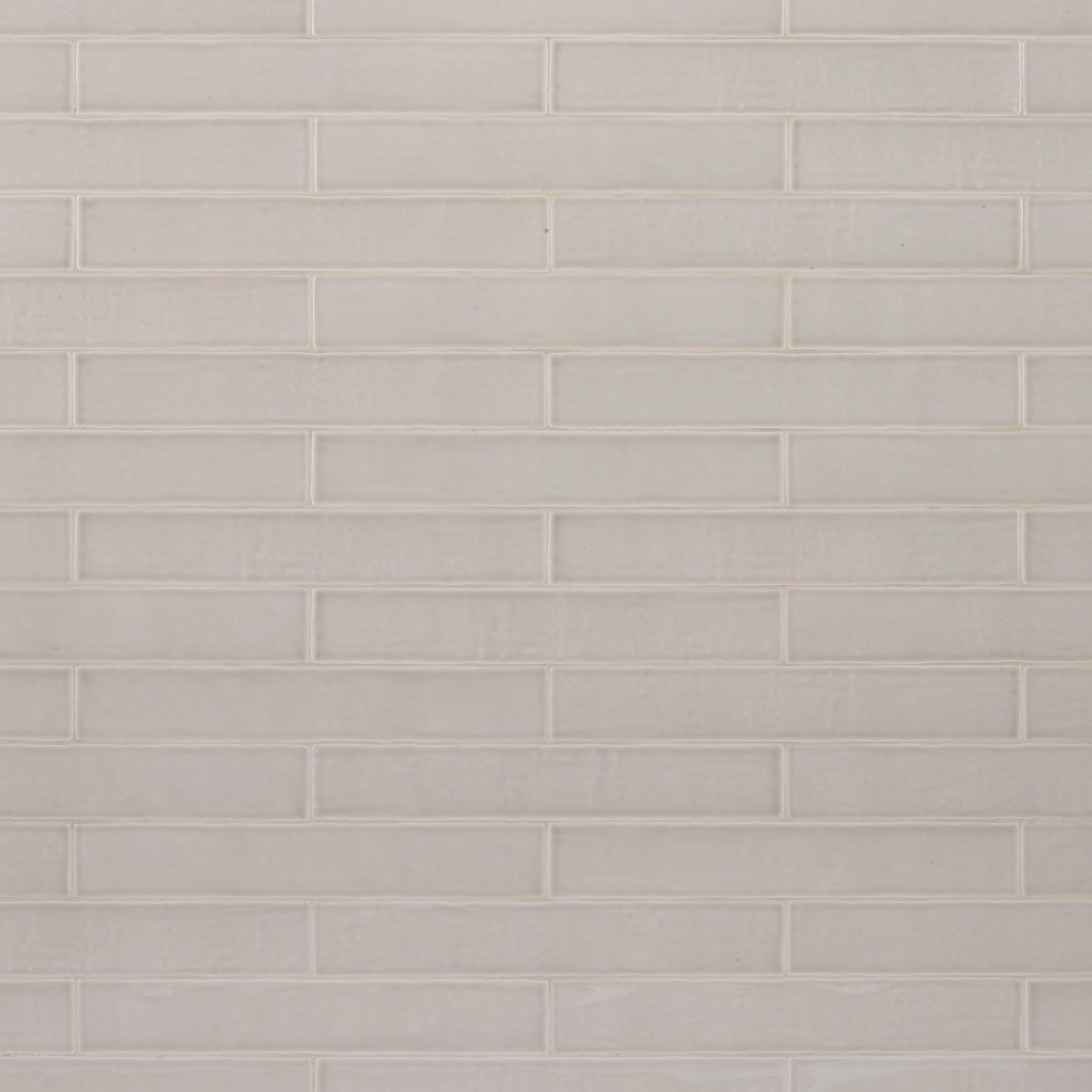 Smoke Gray Glossy Ceramic Tile