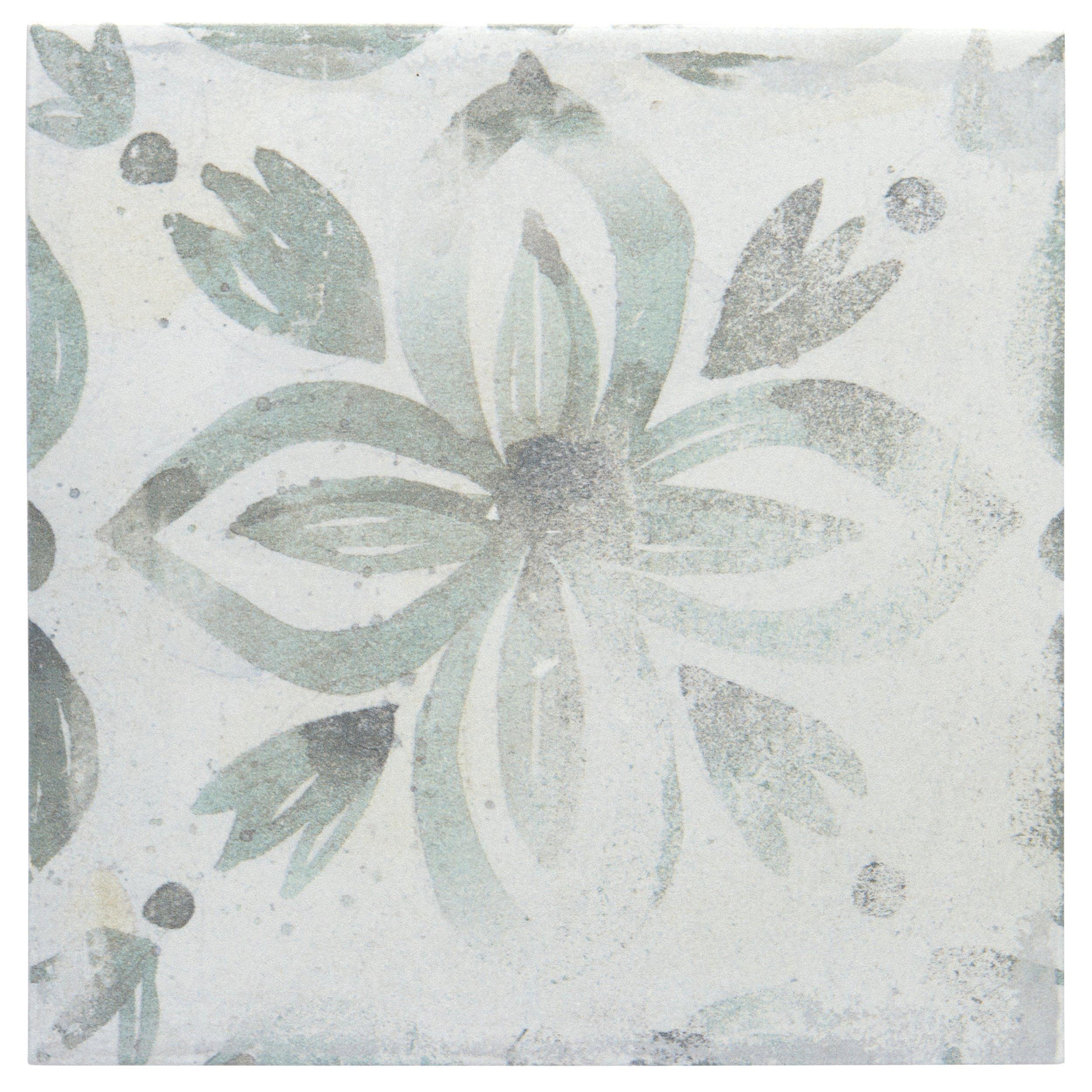 Hanoi Rose Patterned Tile – Porcelain Superstore