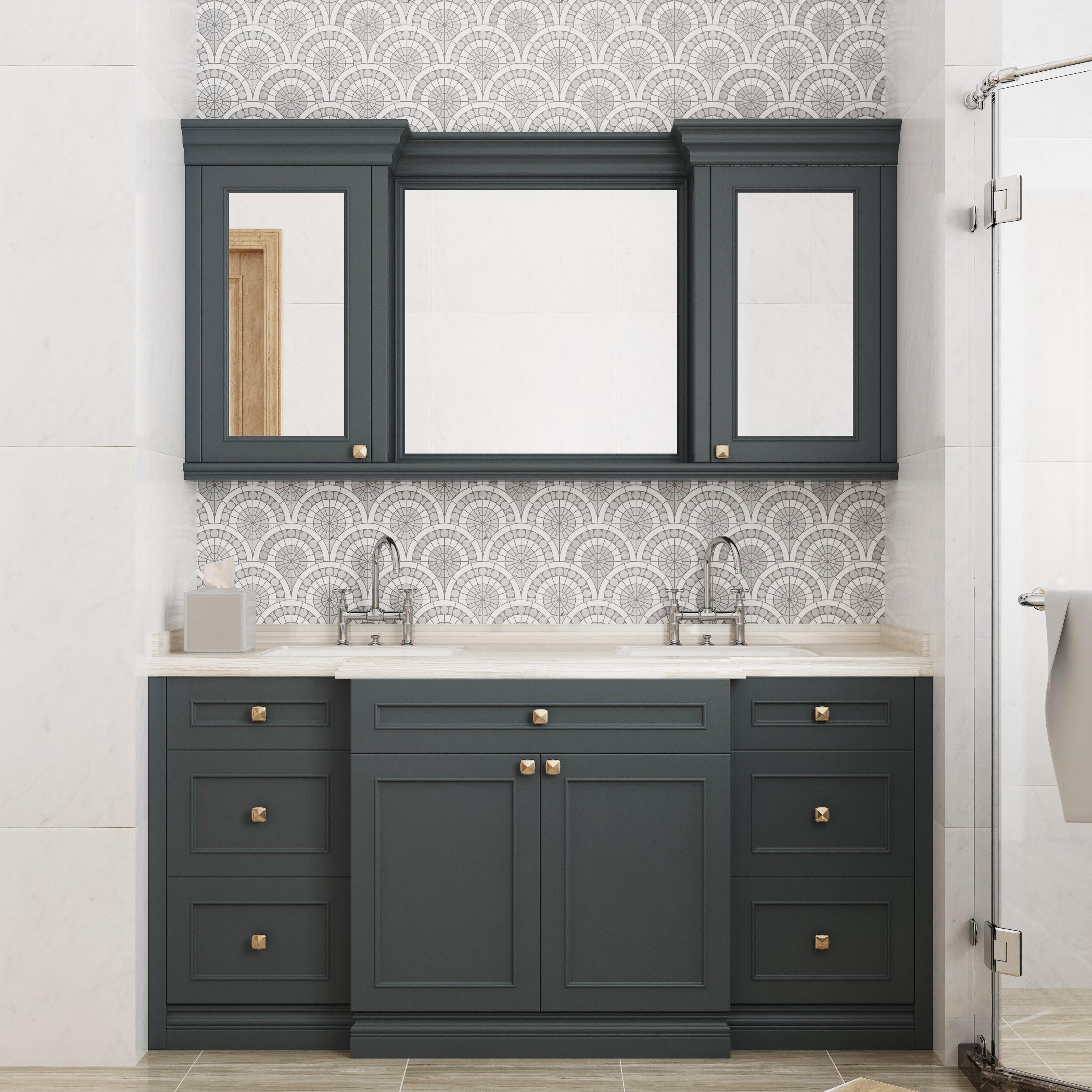 Stella Thassos Bianco Carrara Polished Mosaic