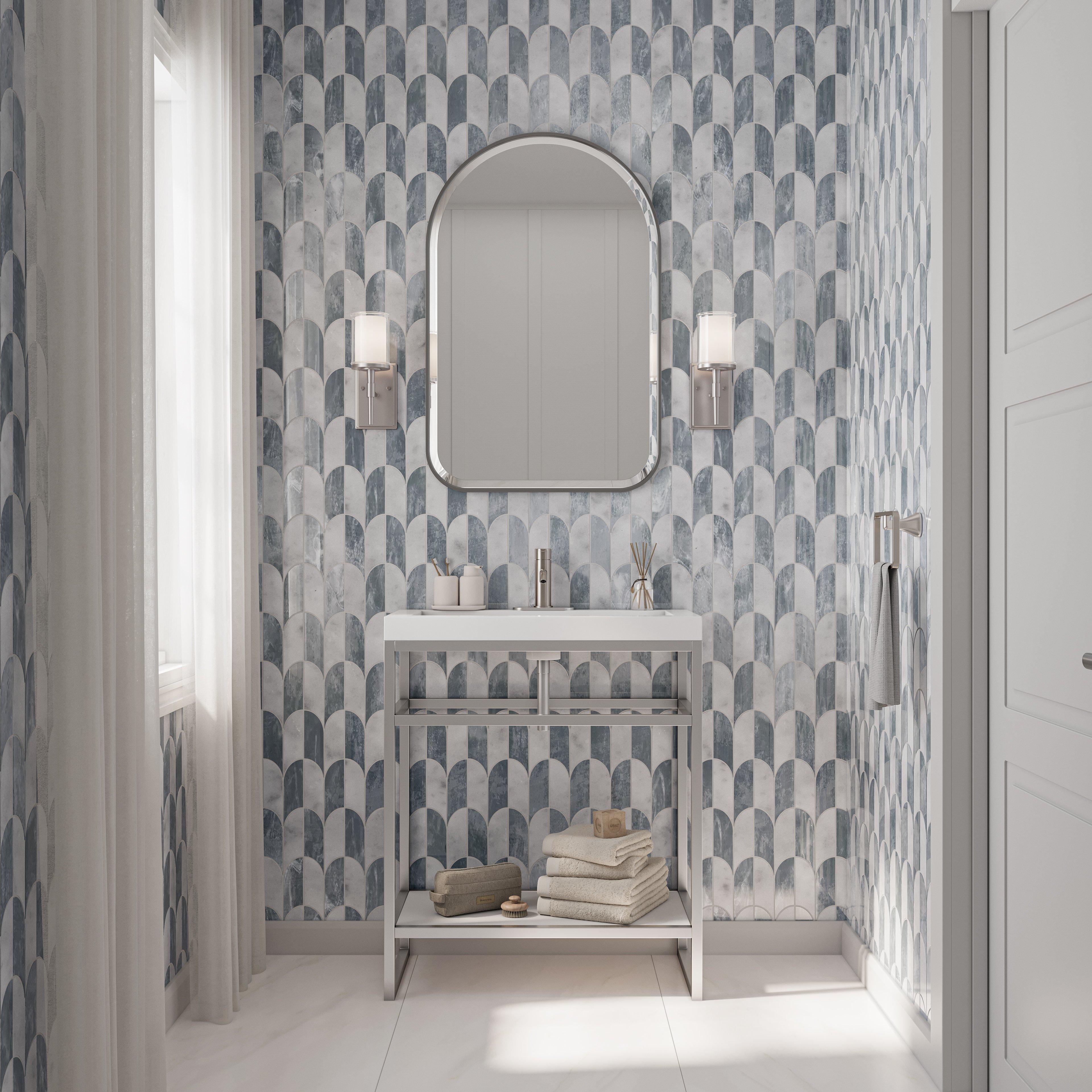 Addison Brushed Nickel Towel Ring