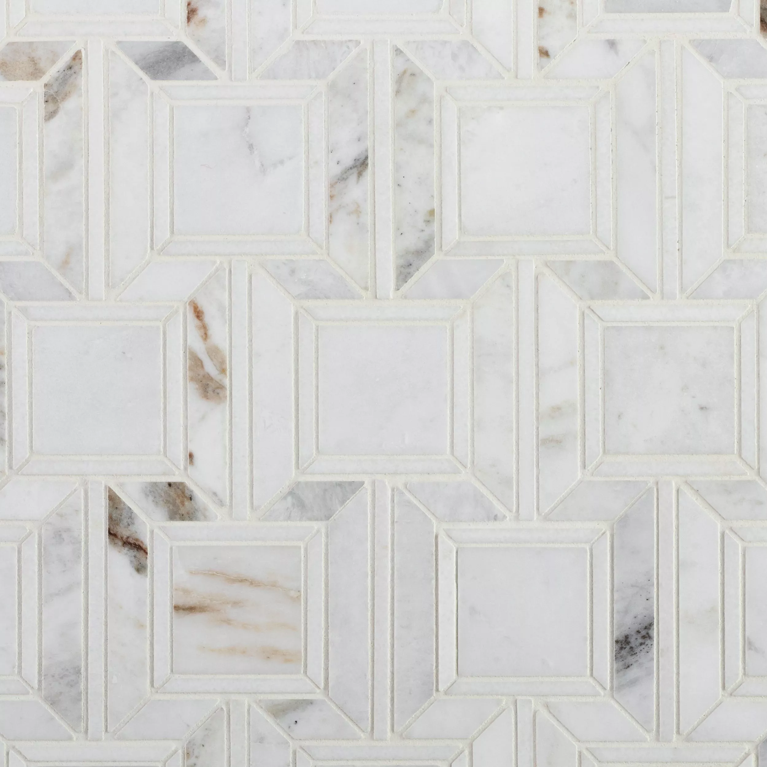 Empire Bianco Orion Polished Marble Mosaic
