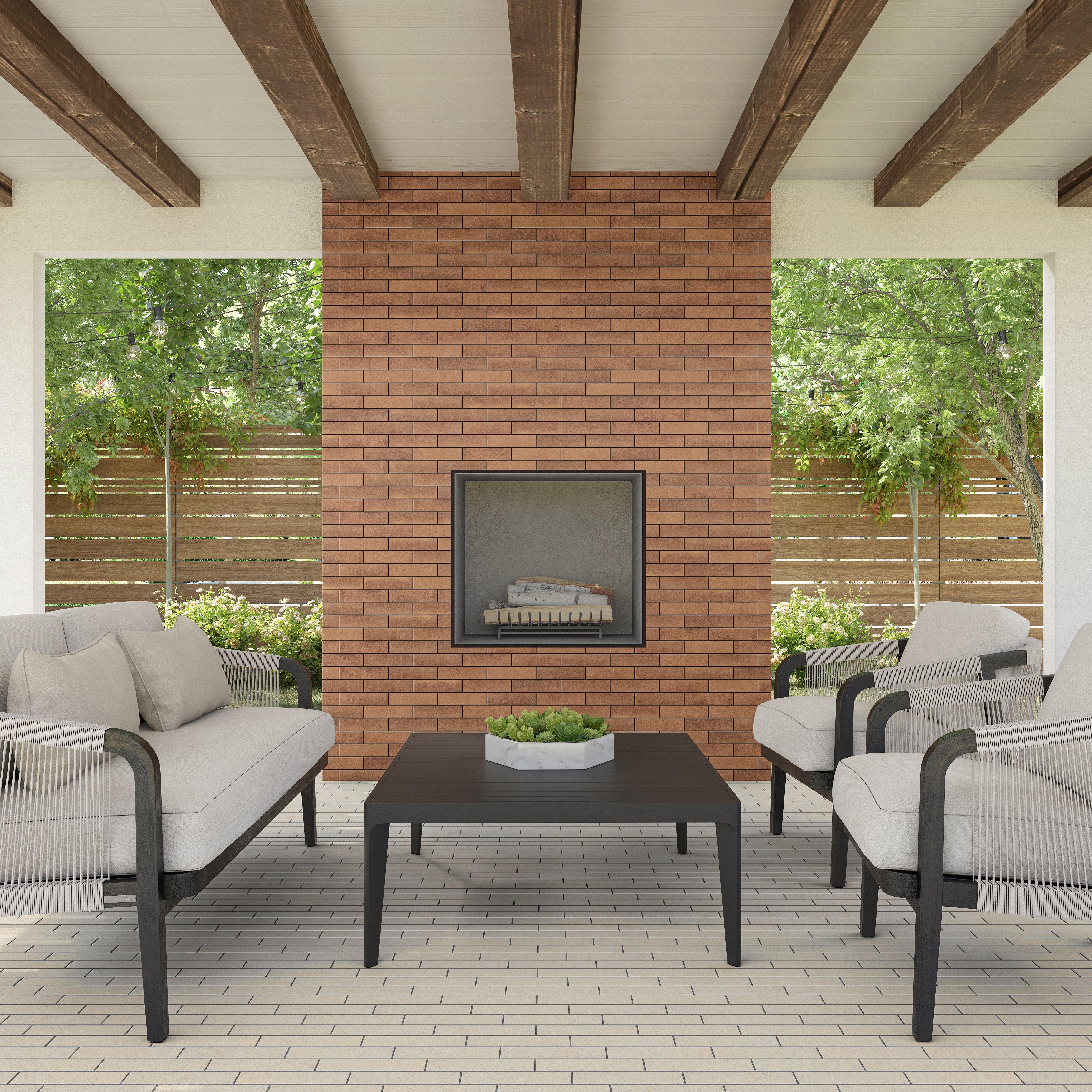 Leathered Saddle Porcelain Tile