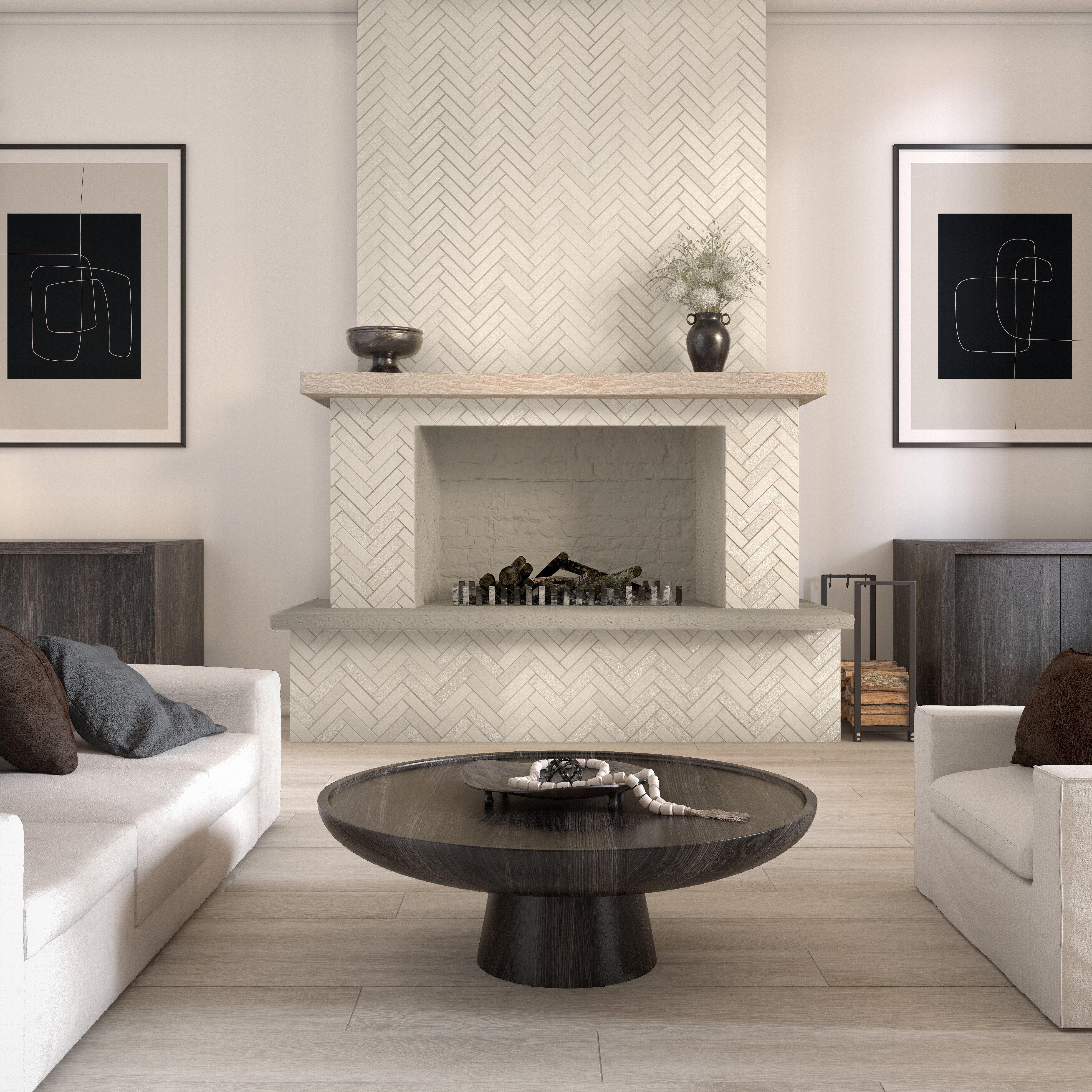 Limestone Ivory Porcelain Tile