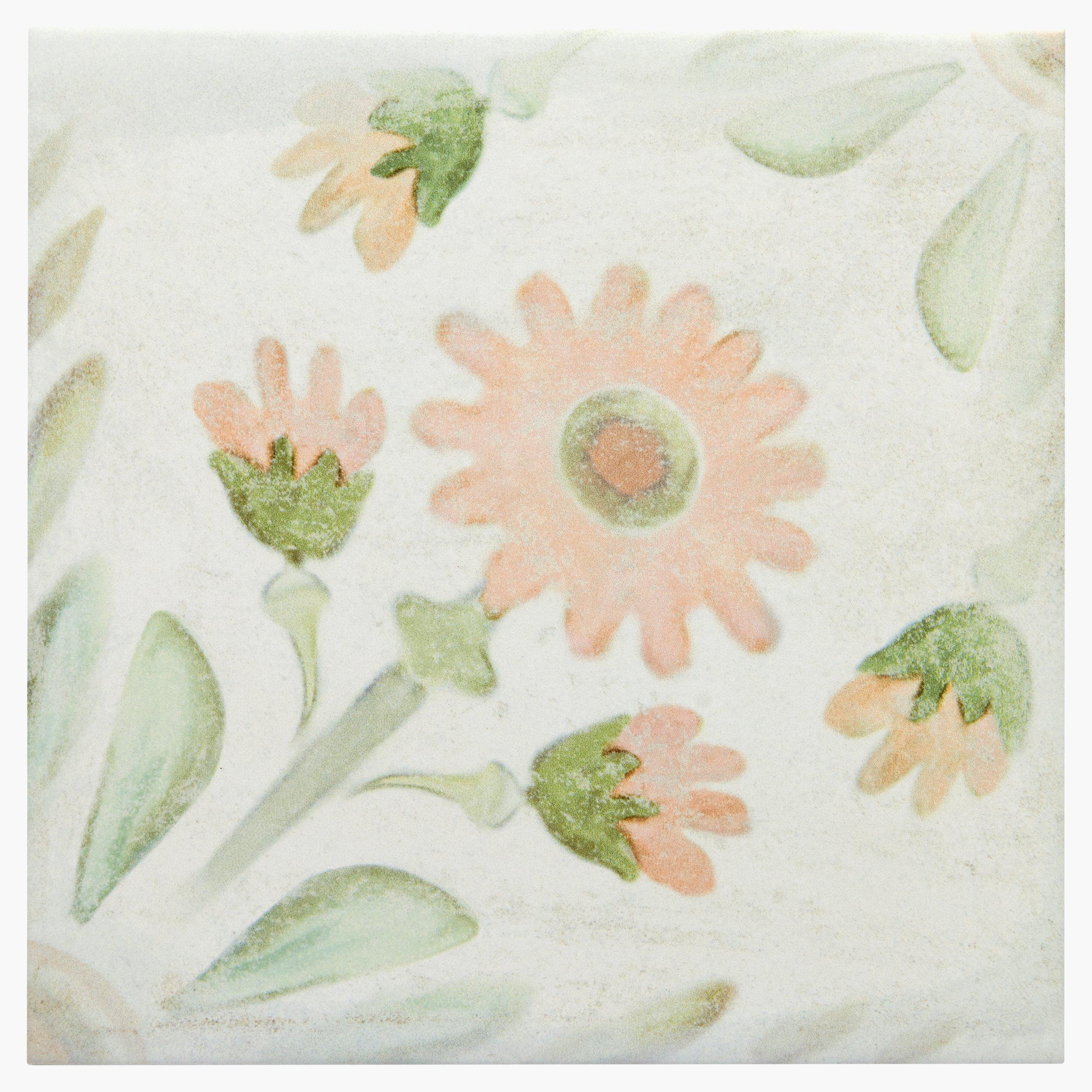 Lydia Floral Porcelain Tile