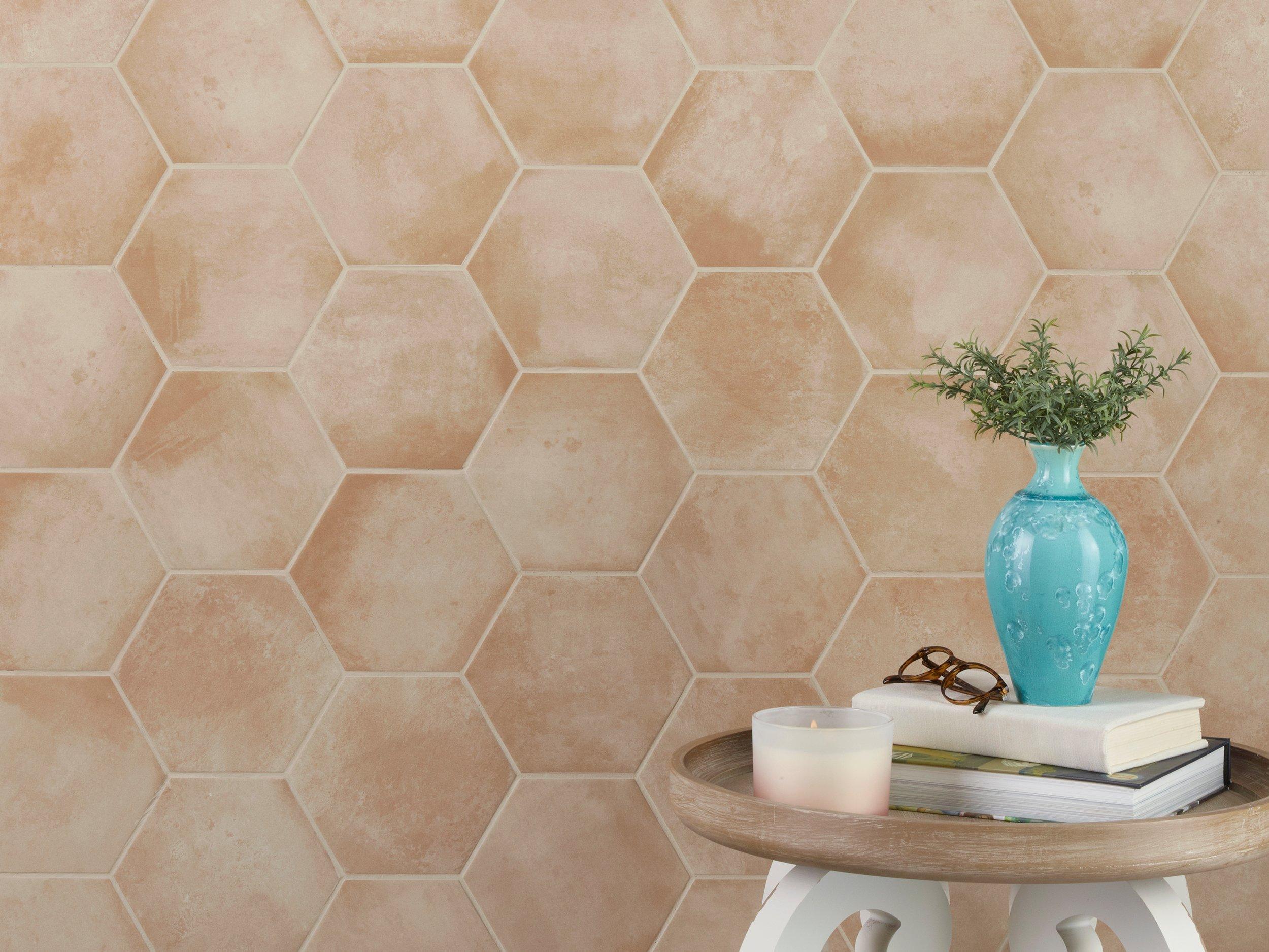 Tremezzo Cotto Hexagon Matte Porcelain Tile | Floor and Decor