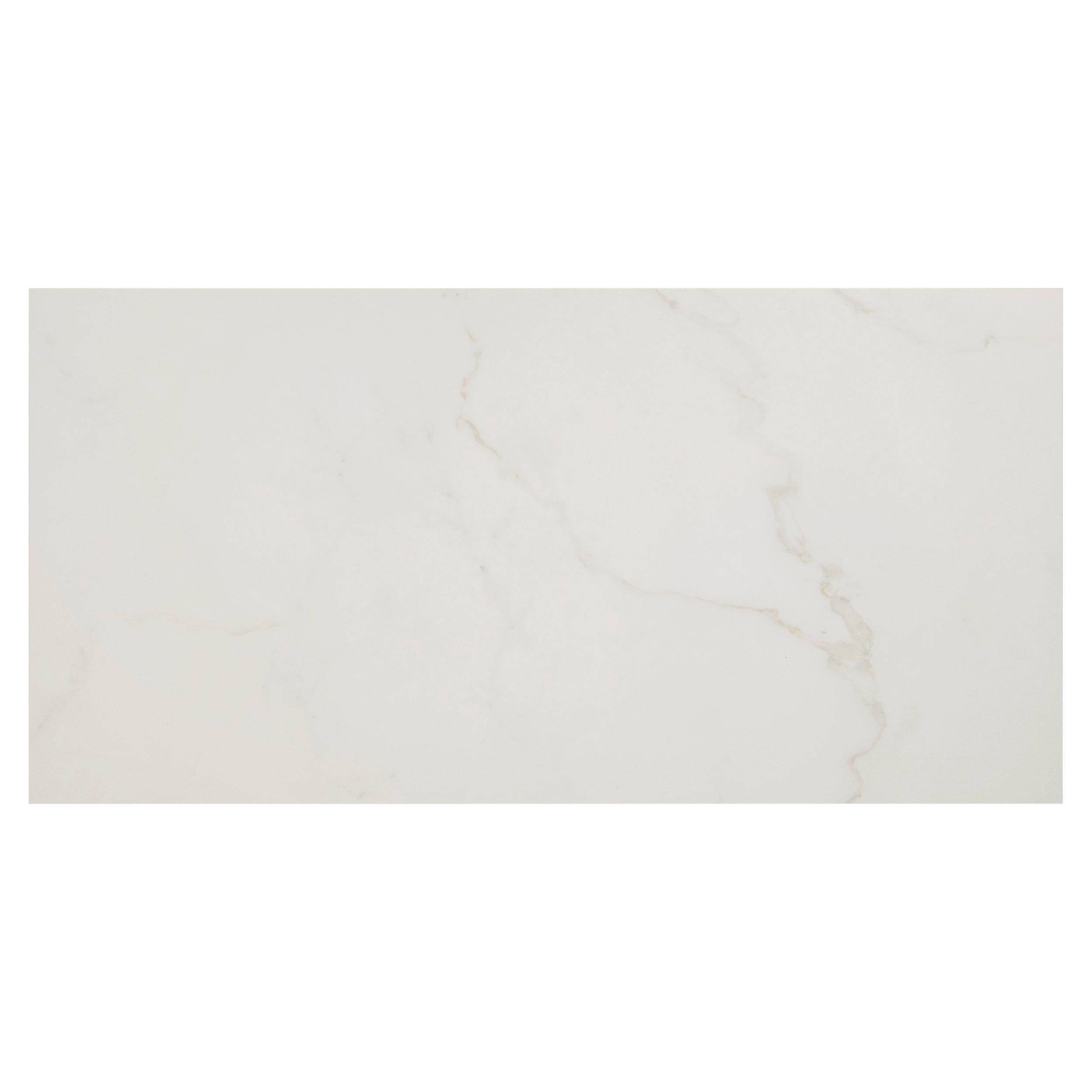 Sienna Bianca Polished Porcelain Tile