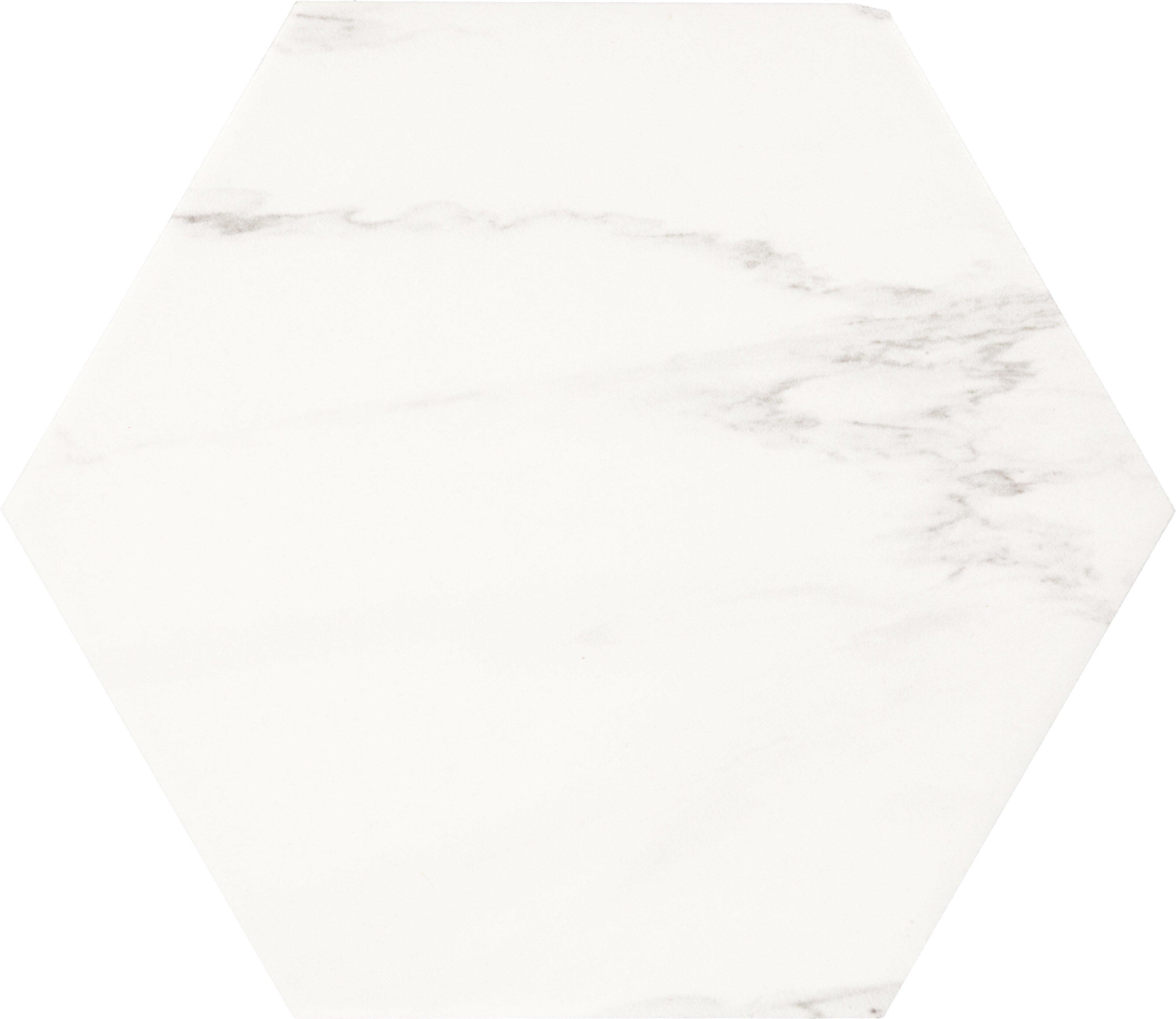 Marble Art Matte Hexagon Porcelain Tile