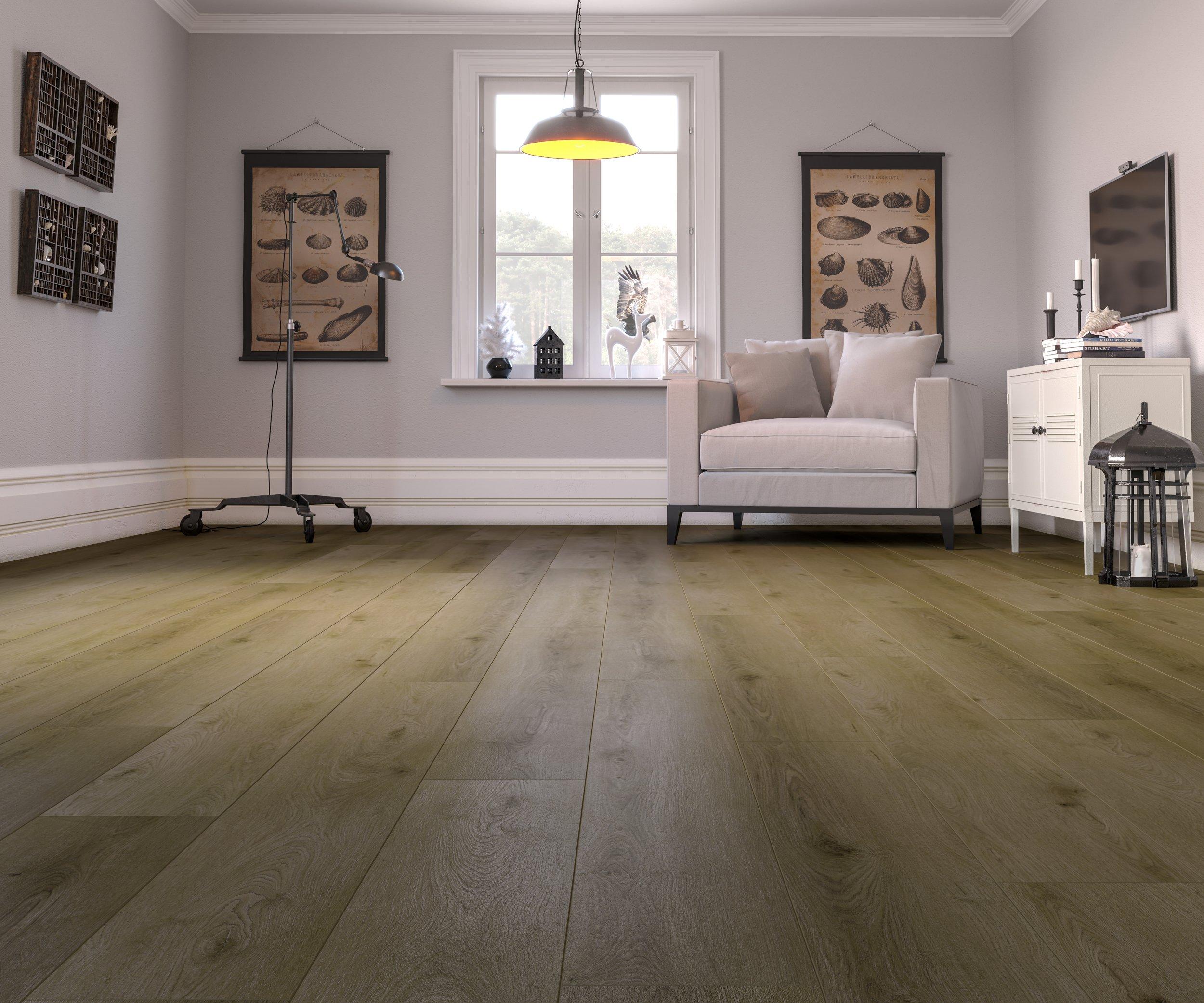 Alexandria Place Rigid Core Luxury Vinyl Plank - Cork Back