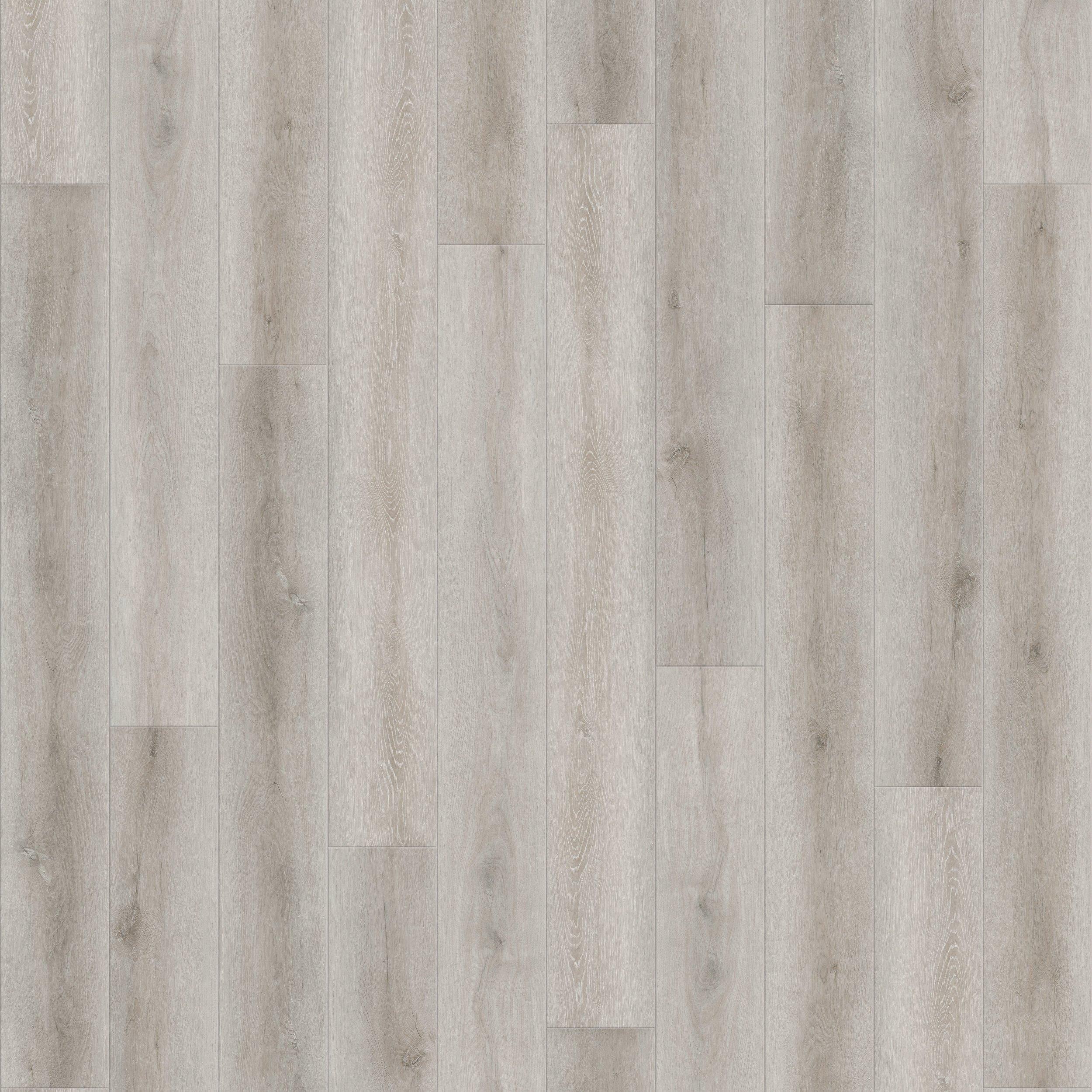 Lightest Gray Rigid Core Luxury Vinyl Plank - Cork Back