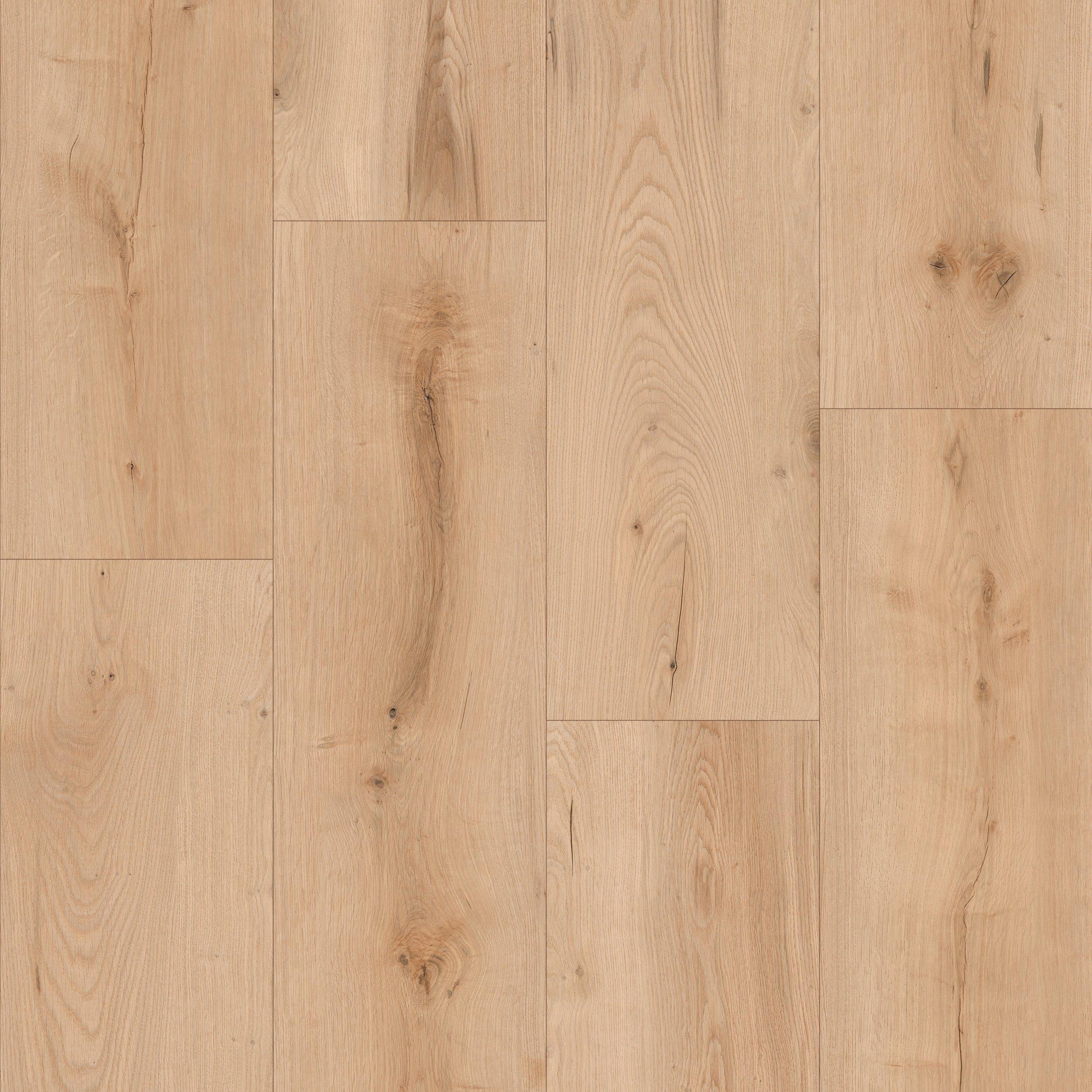 Cashmere Oak Rigid Core Luxury Vinyl Plank - Cork Back