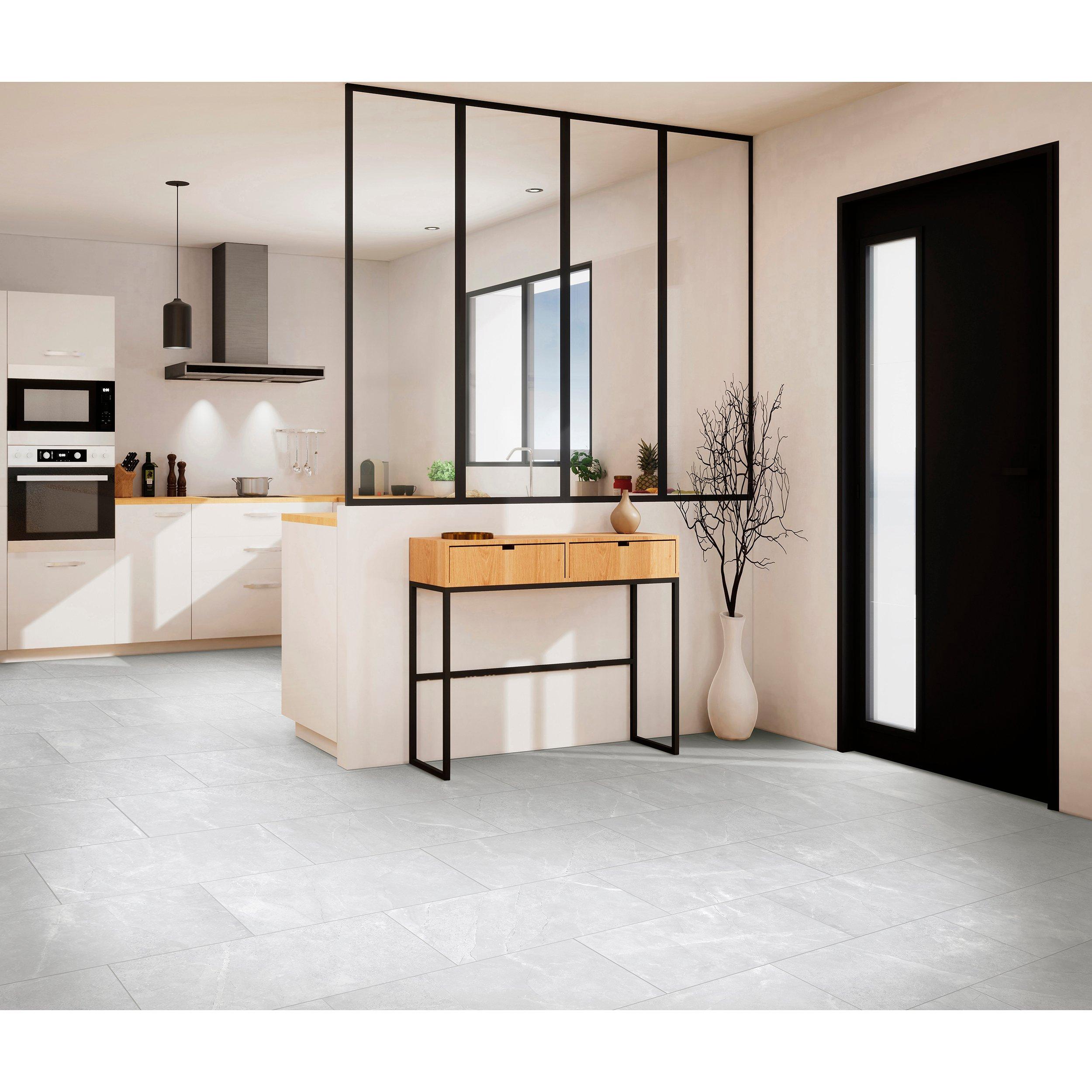 Fairbanks Gray Porcelain Tile Floor and Decor