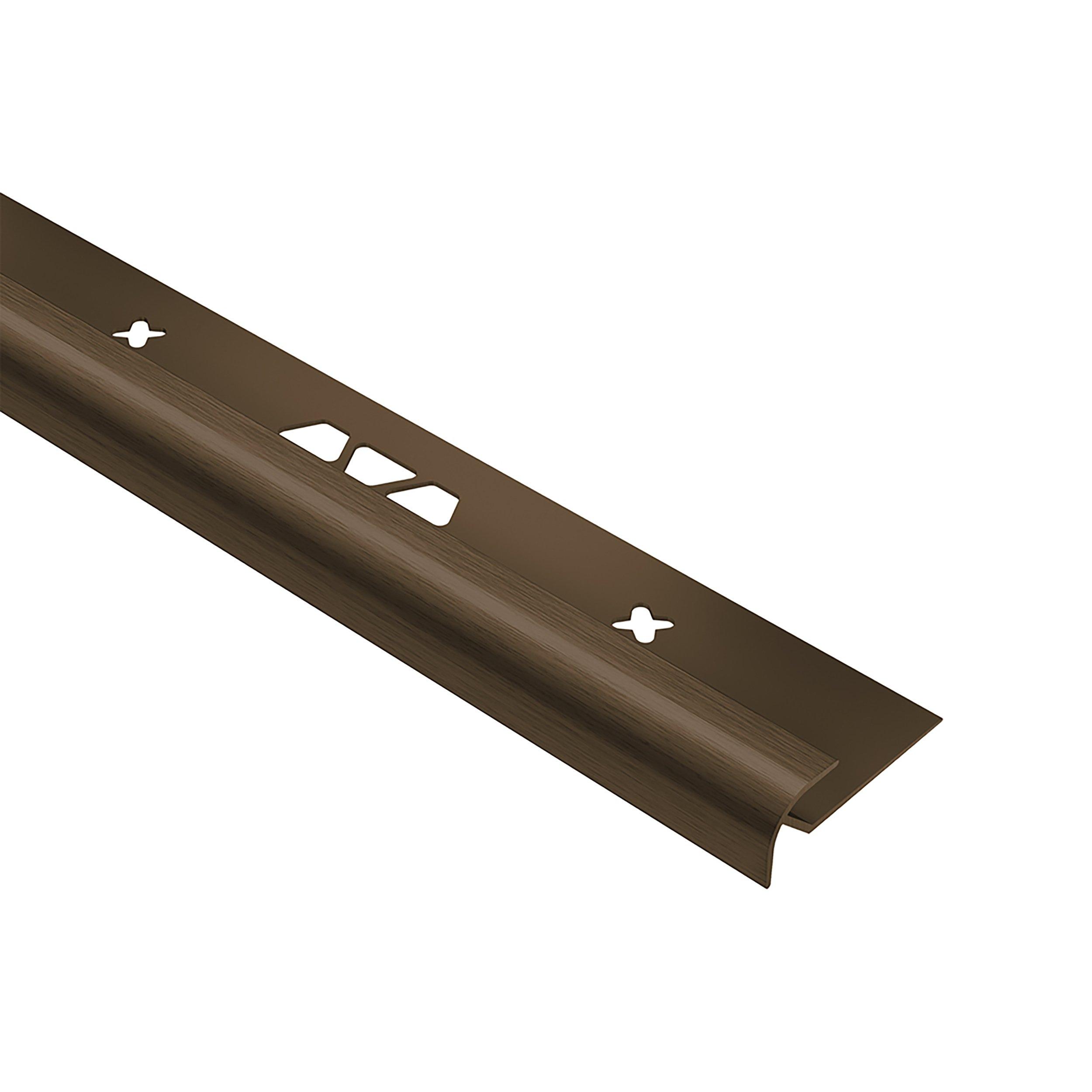 Schluter Vinpro-RO 1/2in. Aluminum Brushed Bronze